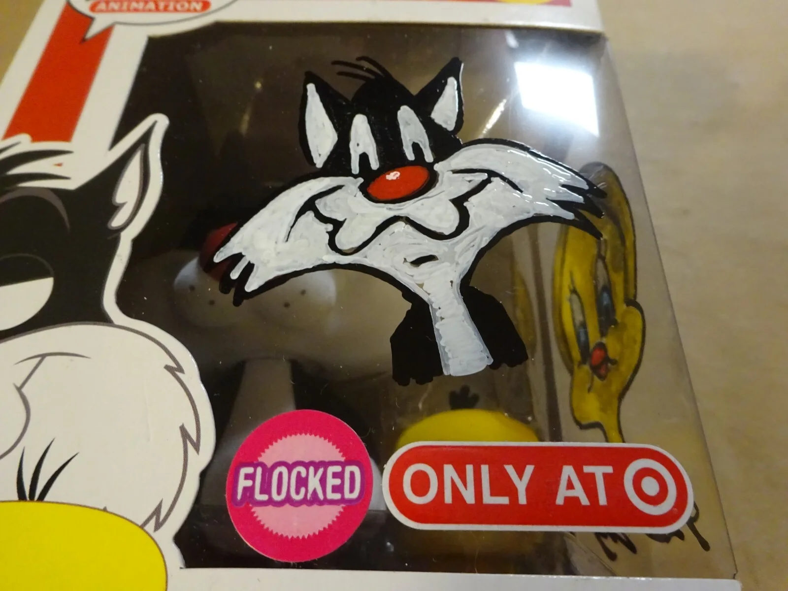 Richard Maurizio — Richard Maurizio Signed & Sketched Looney Tunes Sylvester & Tweety Funko Pop JSA, изображение 5