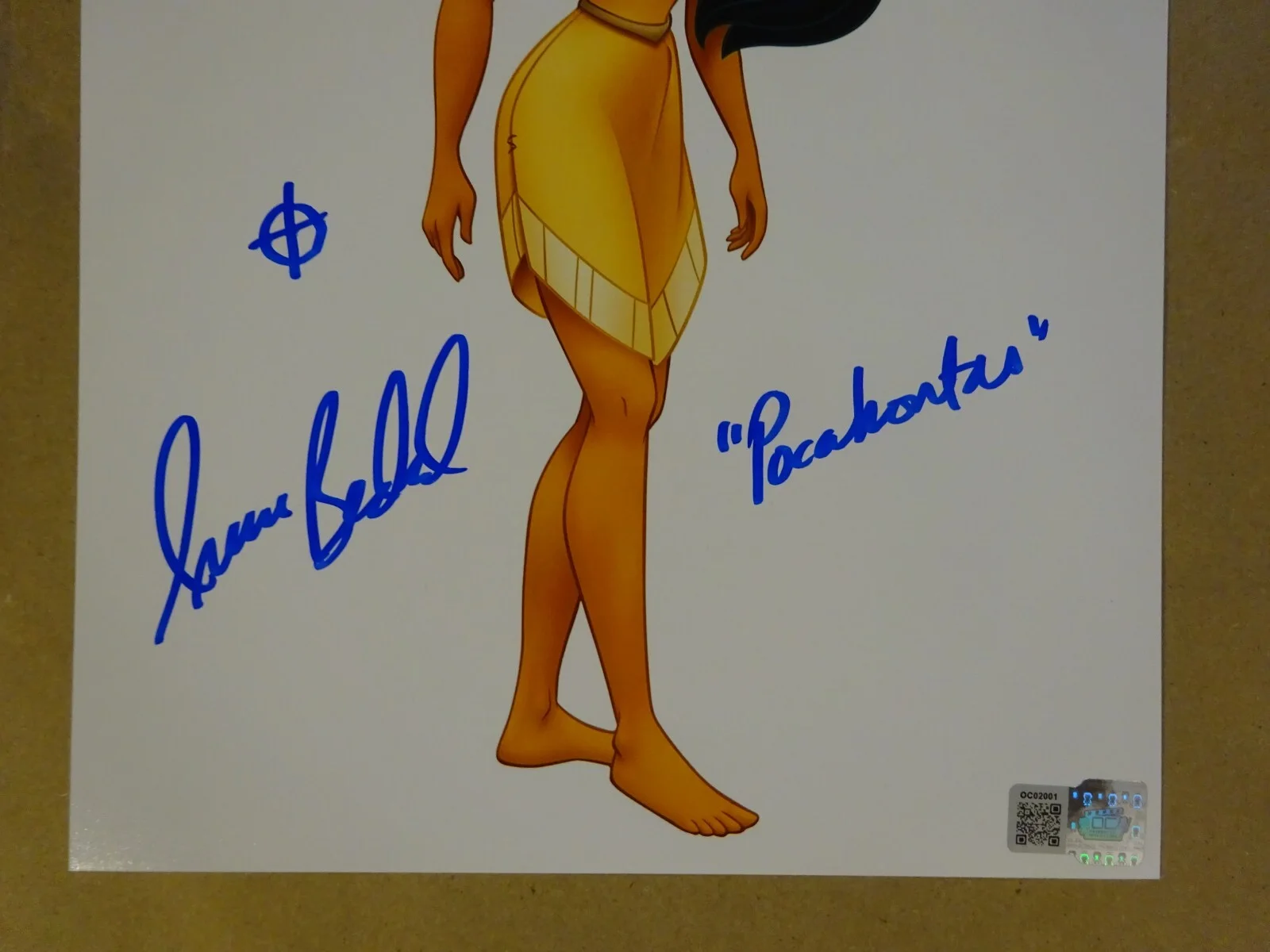 Irene Bedard — Signed Irene Bedard Autographed Pocahontas 8"x10" Photo OC Celebrity COA, image 3