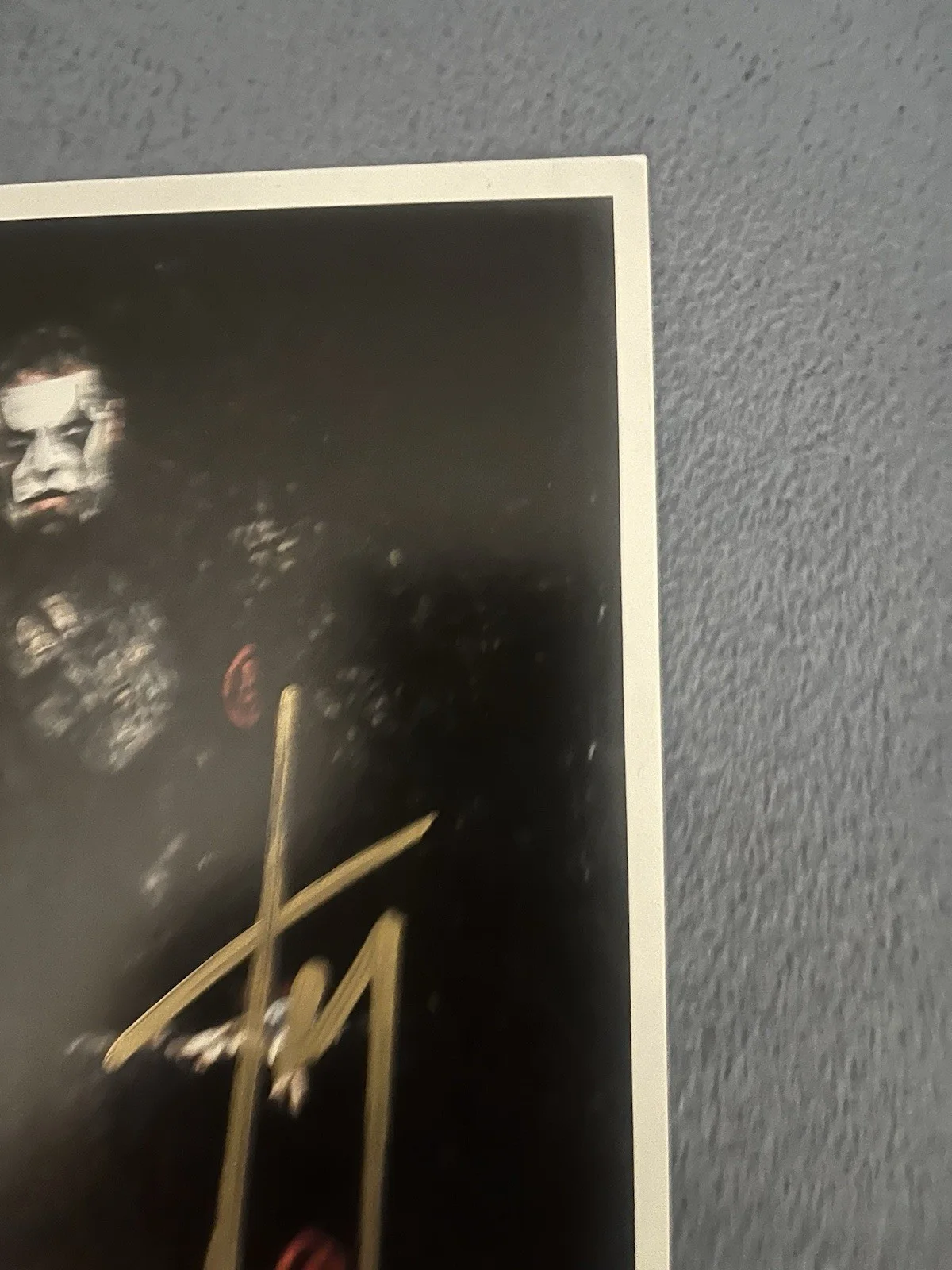 Slipknot AUTOGRAPHED Marilyn Manson of Mice Men Concert Poster Wells Fargo 2016, изображение 5