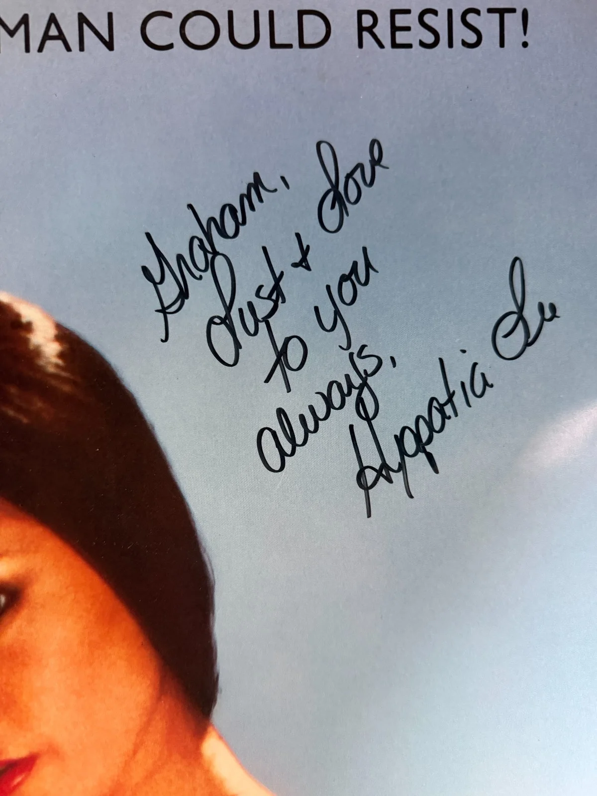 HYAPATIA LEE — HYAPATIA LEE Signed Sweet Young Foxes Promo Poster 38 x 25 for Adult Video 1983, изображение 2