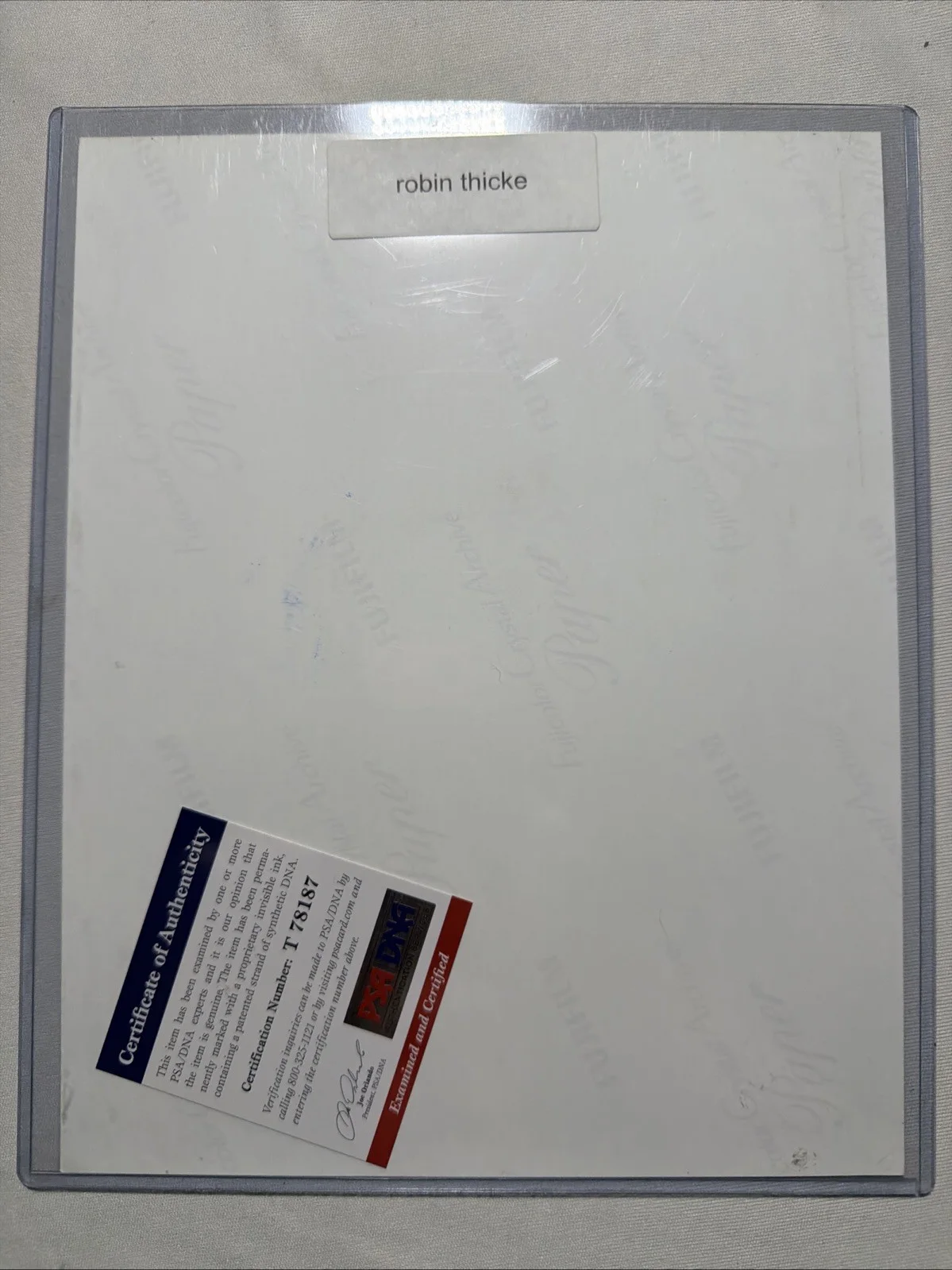 Robin Thicke Signed Autographed 8x10 Photo PSA/DNA Authenticated, image 3