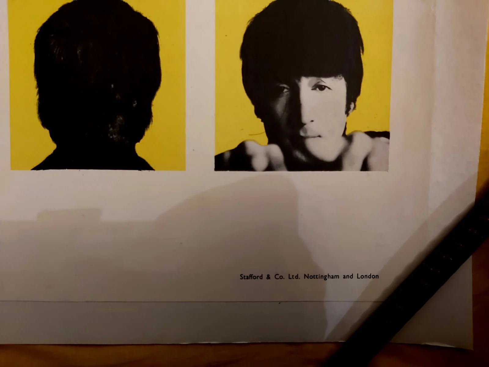 THE BEATLES HARD DAYS NIGHT ADVANCE(1964) ORIGINAL UK QUAD POSTER 30x 40 LINEN, изображение 3