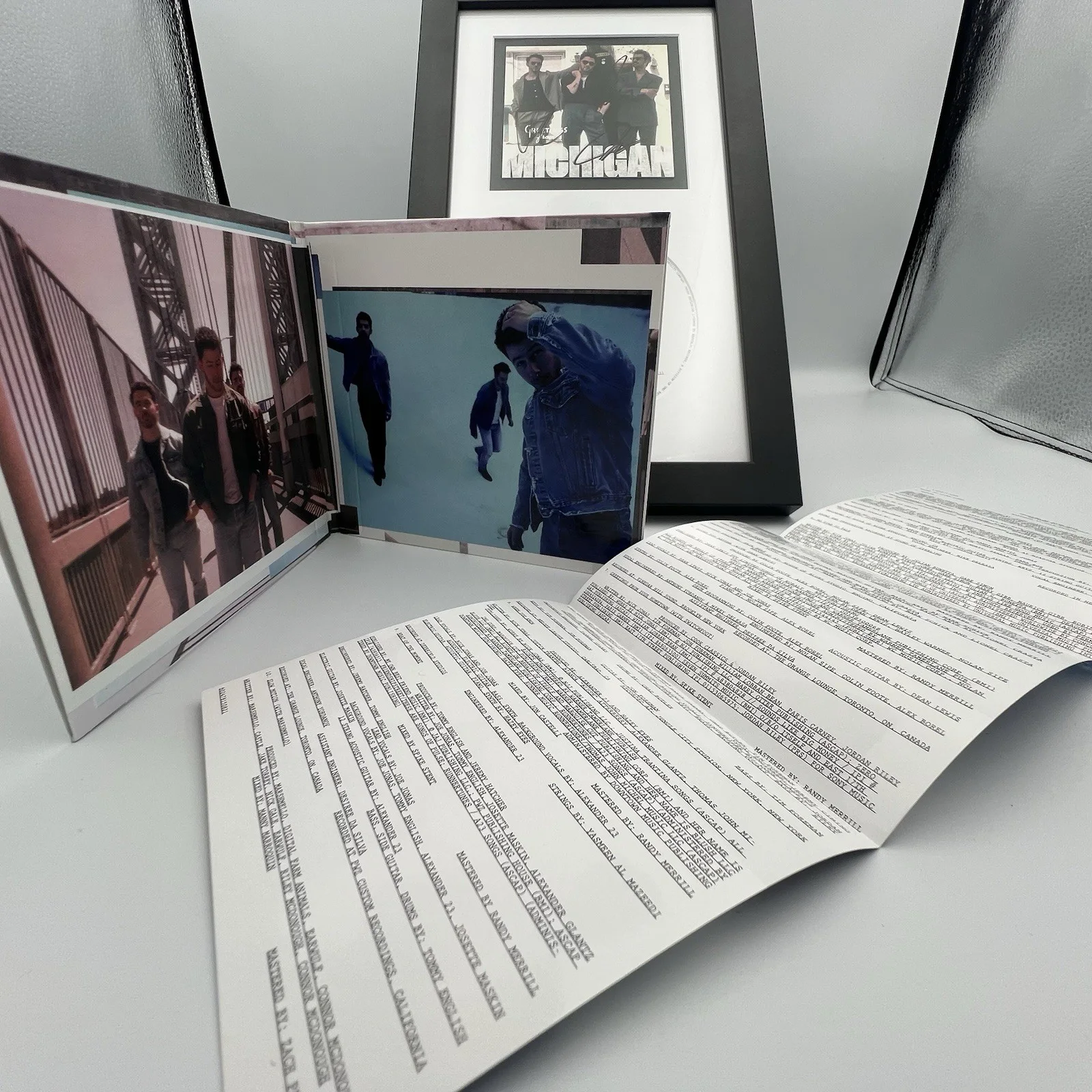 Jonas Brothers Michigan Greetings From Your Hometown Signed CD Framed, image 5