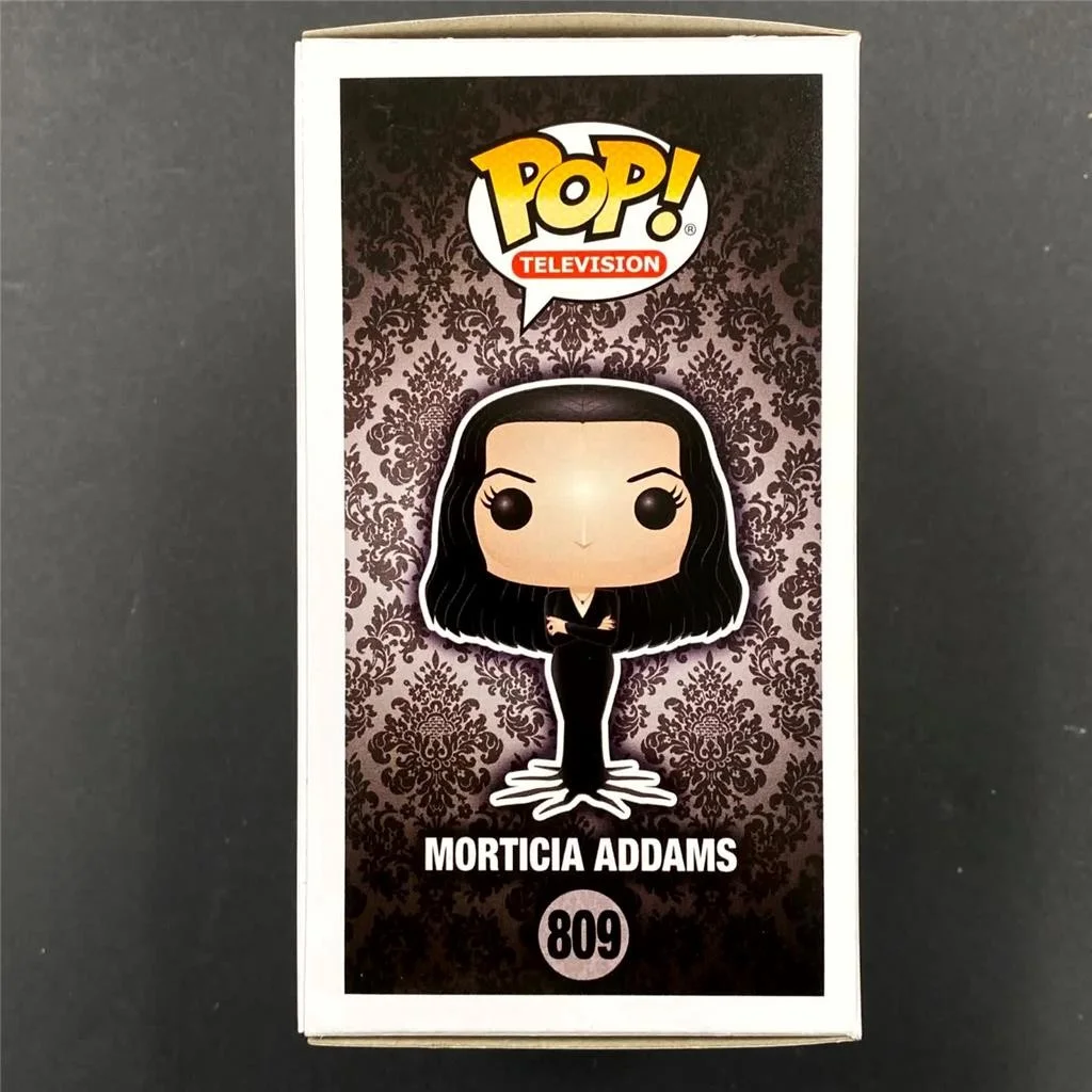 Anjelica Huston signed Morticia Addams Funko Pop! 809 autograph ~ Beckett BAS, image 4