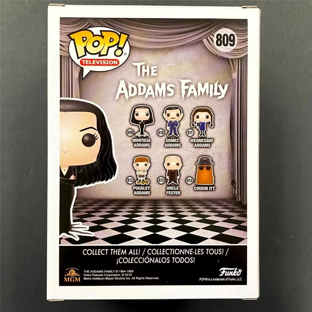 Anjelica Huston signed Morticia Addams Funko Pop! 809 autograph (B) Beckett BAS, изображение 3