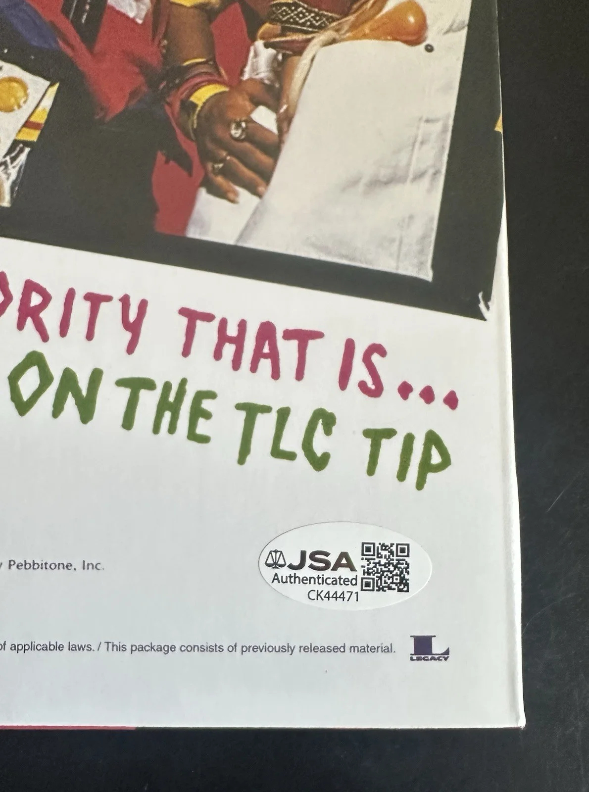 CHILLI SIGNED TLC OOOOOOOHHH… ON THE TLC TIP VINYL RECORD ALBUM LP JSA COA, image 5