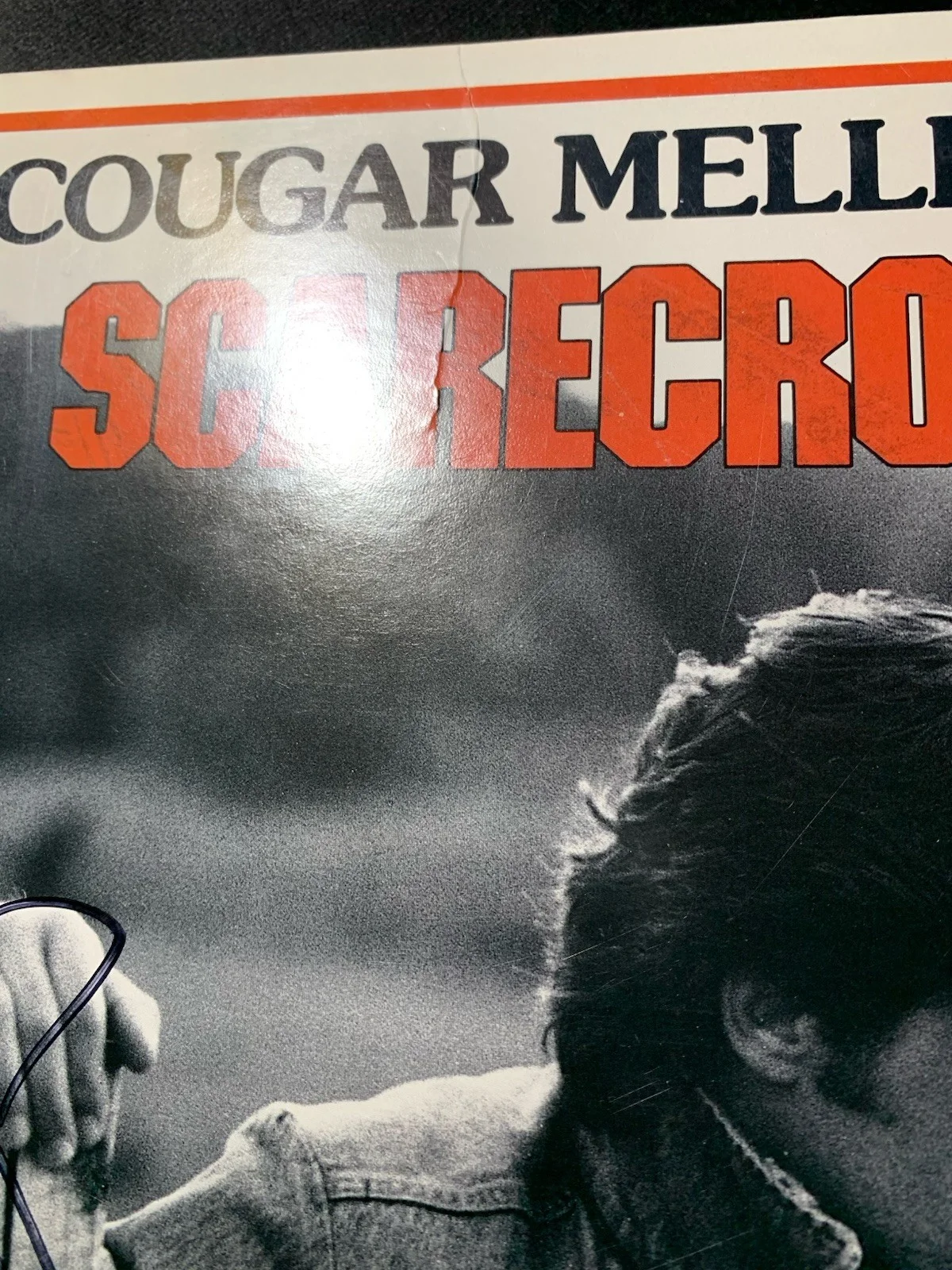 JOHN COUGAR MELLENCAMP COA JSA SIGNED AUTOGRAPHED Scarecrow VINYL, image 2