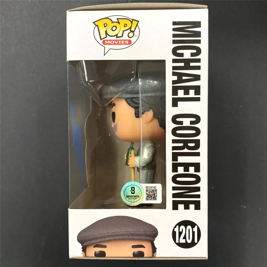 Al Pacino signed Godfather Michael Corleone Funko Pop 1201 autograph Beckett BAS, изображение 2