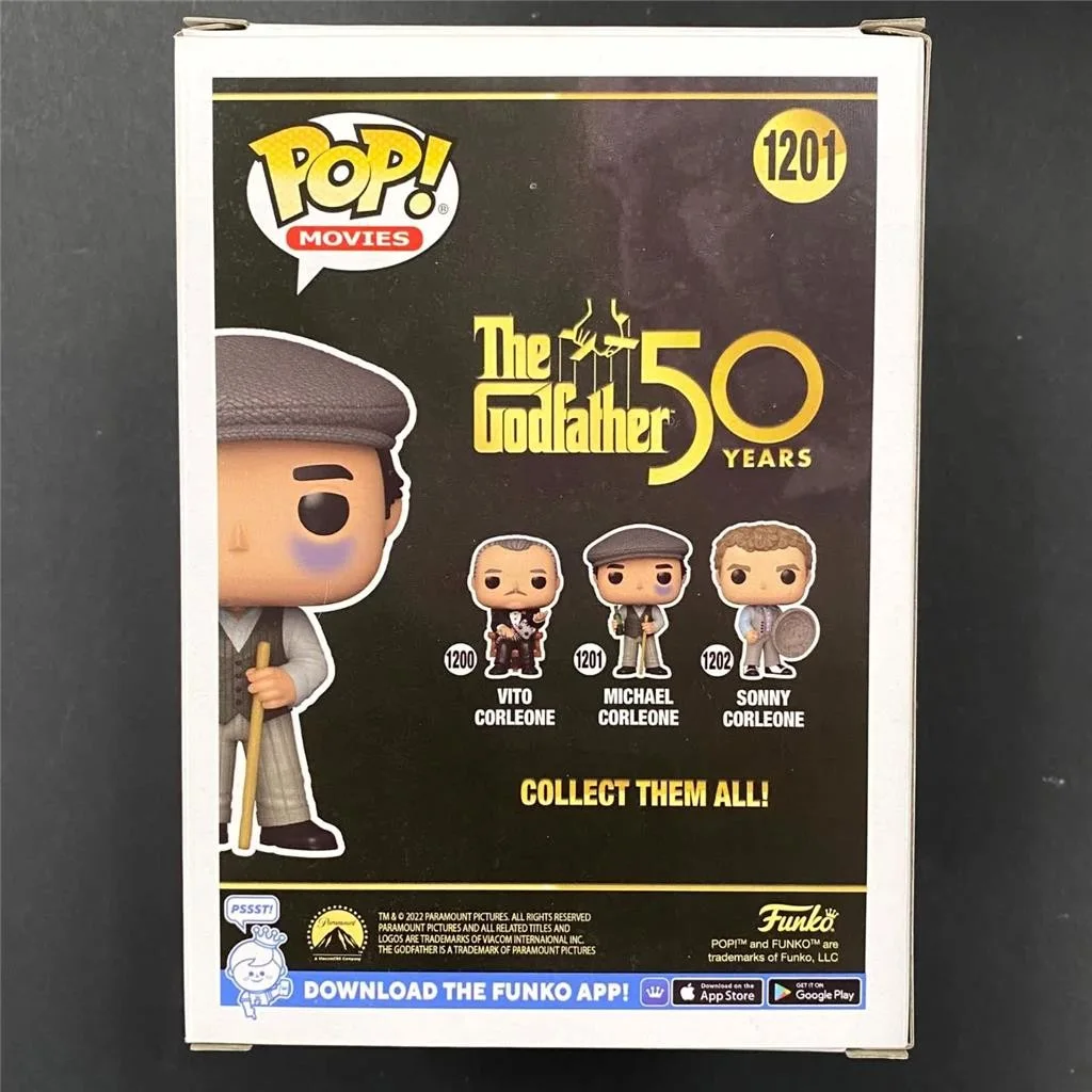 Al Pacino signed Godfather Michael Corleone Funko Pop 1201 autograph Beckett BAS, изображение 3
