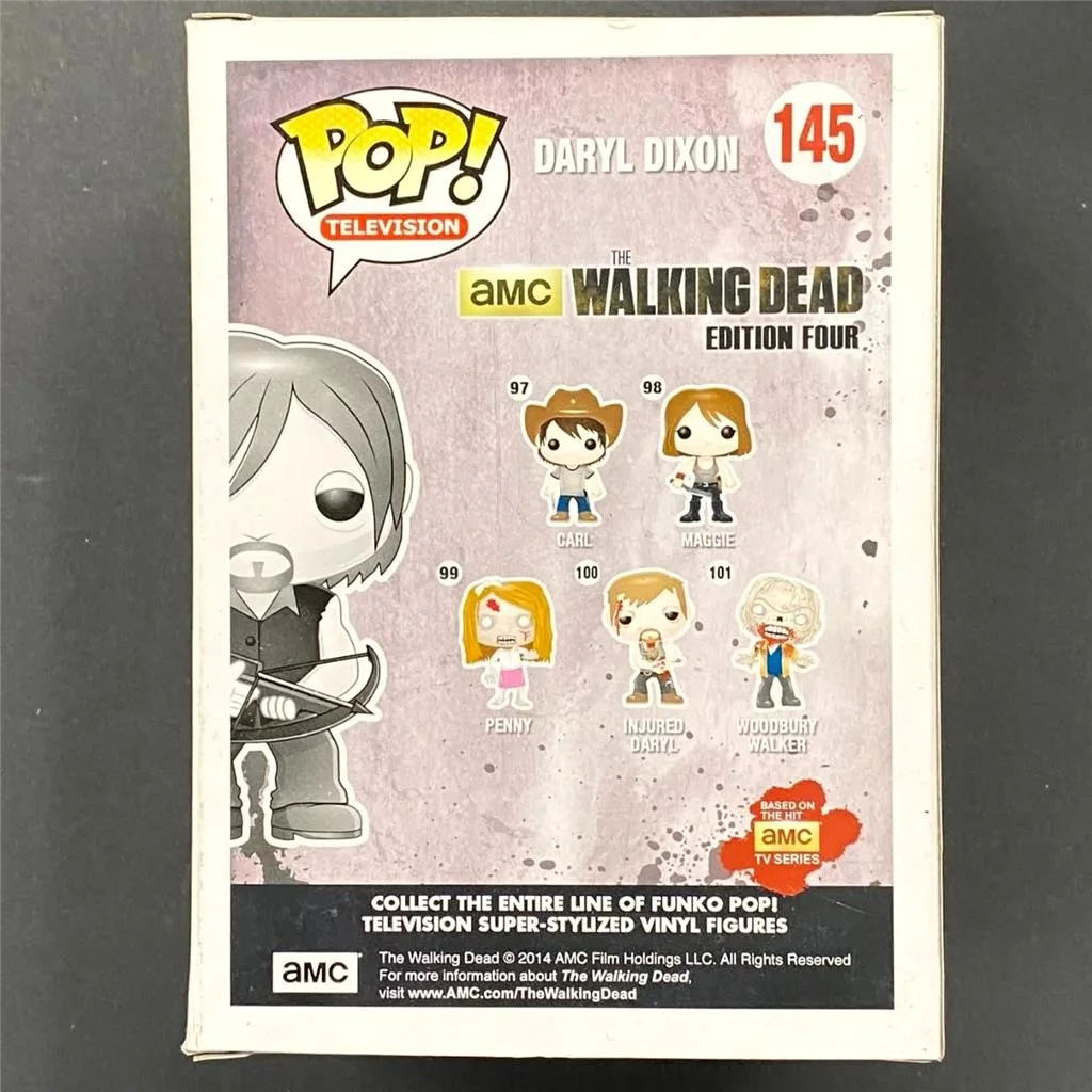 Norman Reedus — Norman Reedus signed Daryl Dixon Funko Pop! 145 Walking Dead auto Beckett BAS, image 3
