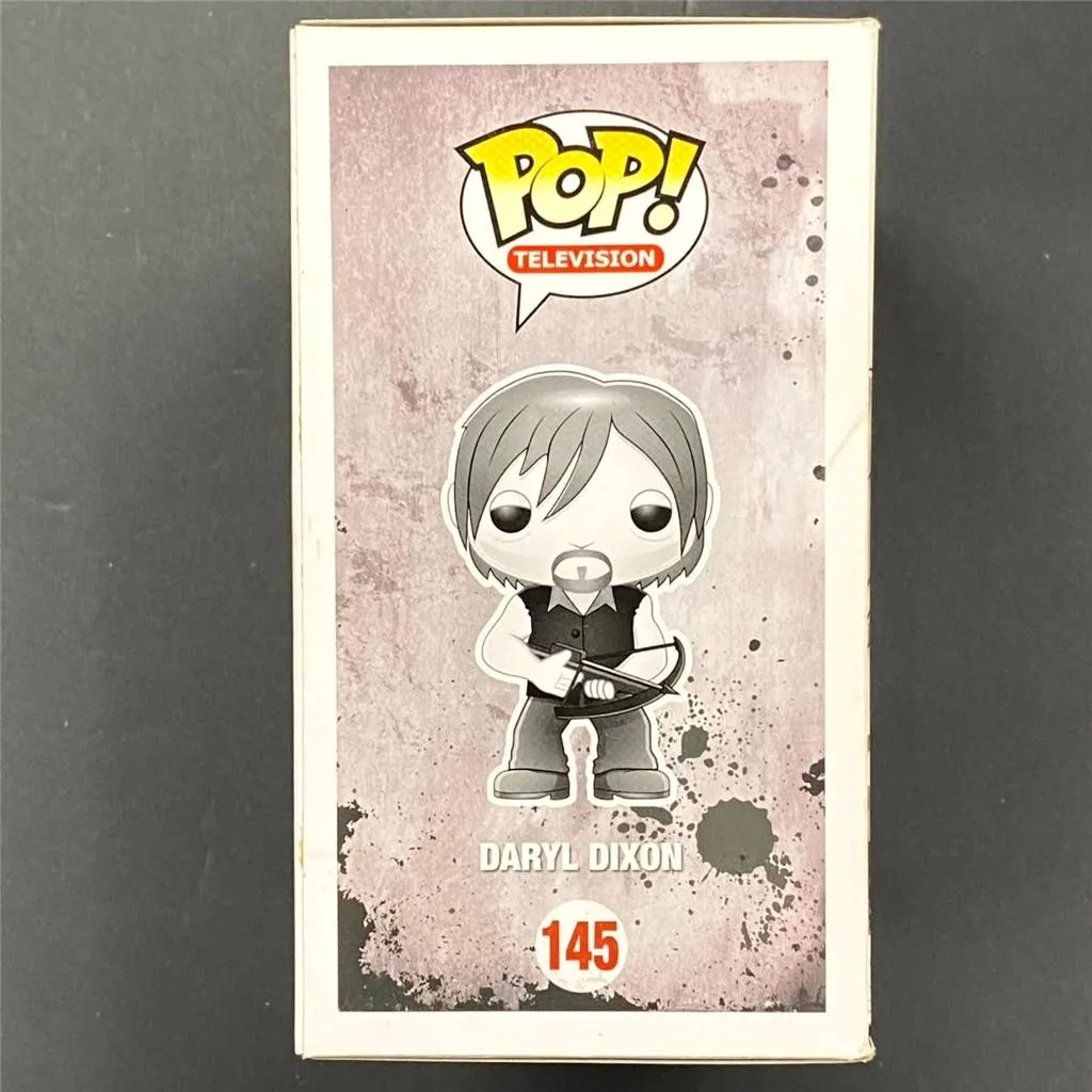 Norman Reedus — Norman Reedus signed Daryl Dixon Funko Pop! 145 Walking Dead auto Beckett BAS, image 4