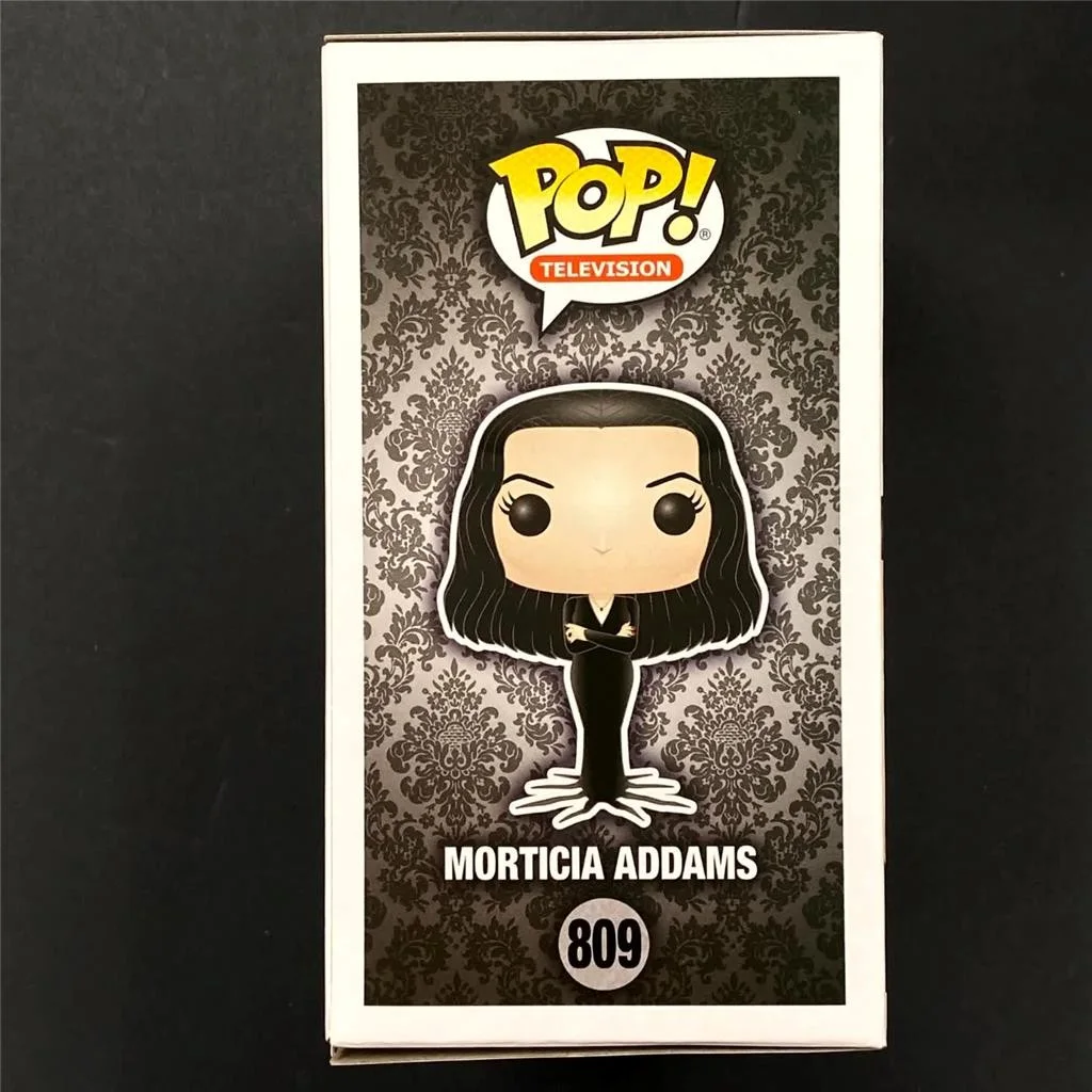 Anjelica Huston signed Morticia Addams Funko Pop! 809 autograph ~ Beckett BAS, изображение 4