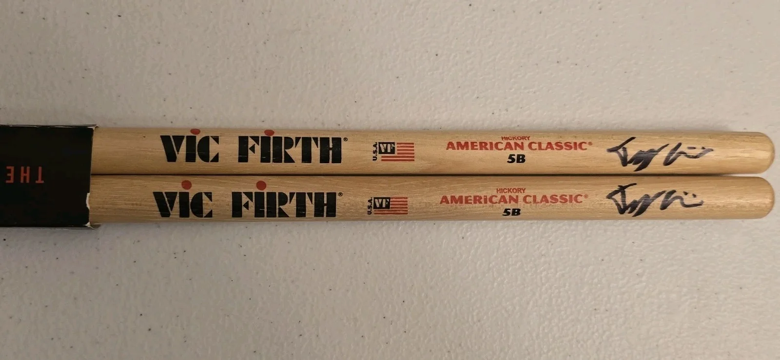Dying Fetus Trey Williams Signed Vic Firth Drumsticks Autographed Pair Metal, изображение 2