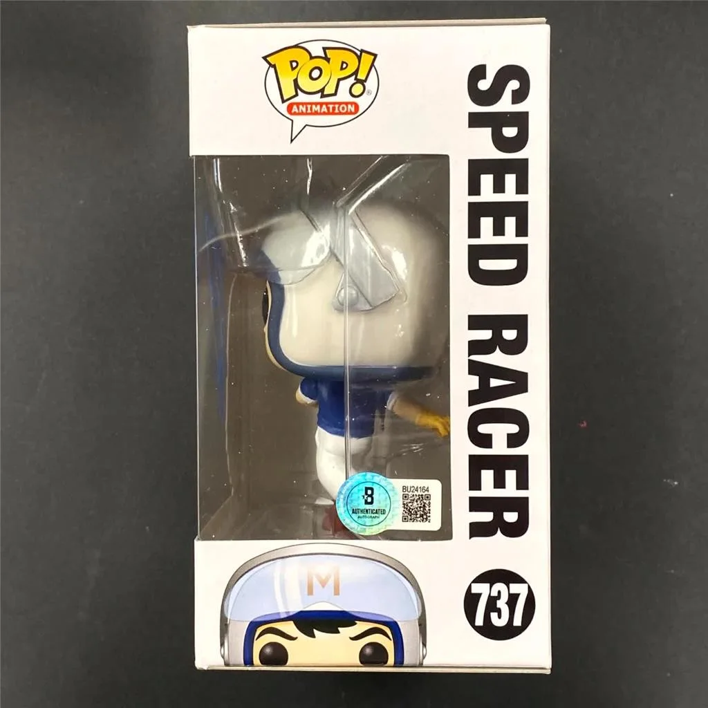 Emile Hirsch signed Speed Racer Funko Pop! 737 autograph ~ Beckett BAS, изображение 2