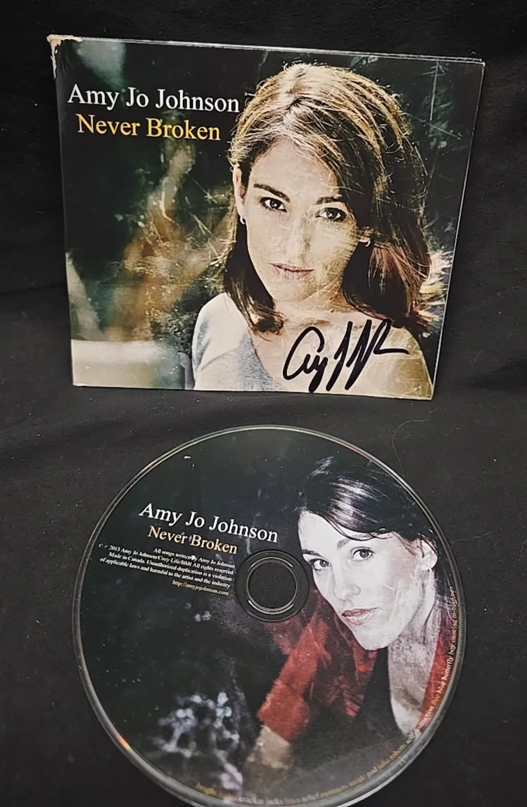 Amy Jo Johnson - Pink Power Ranger - Signed Music CD - Never Broken, image 2