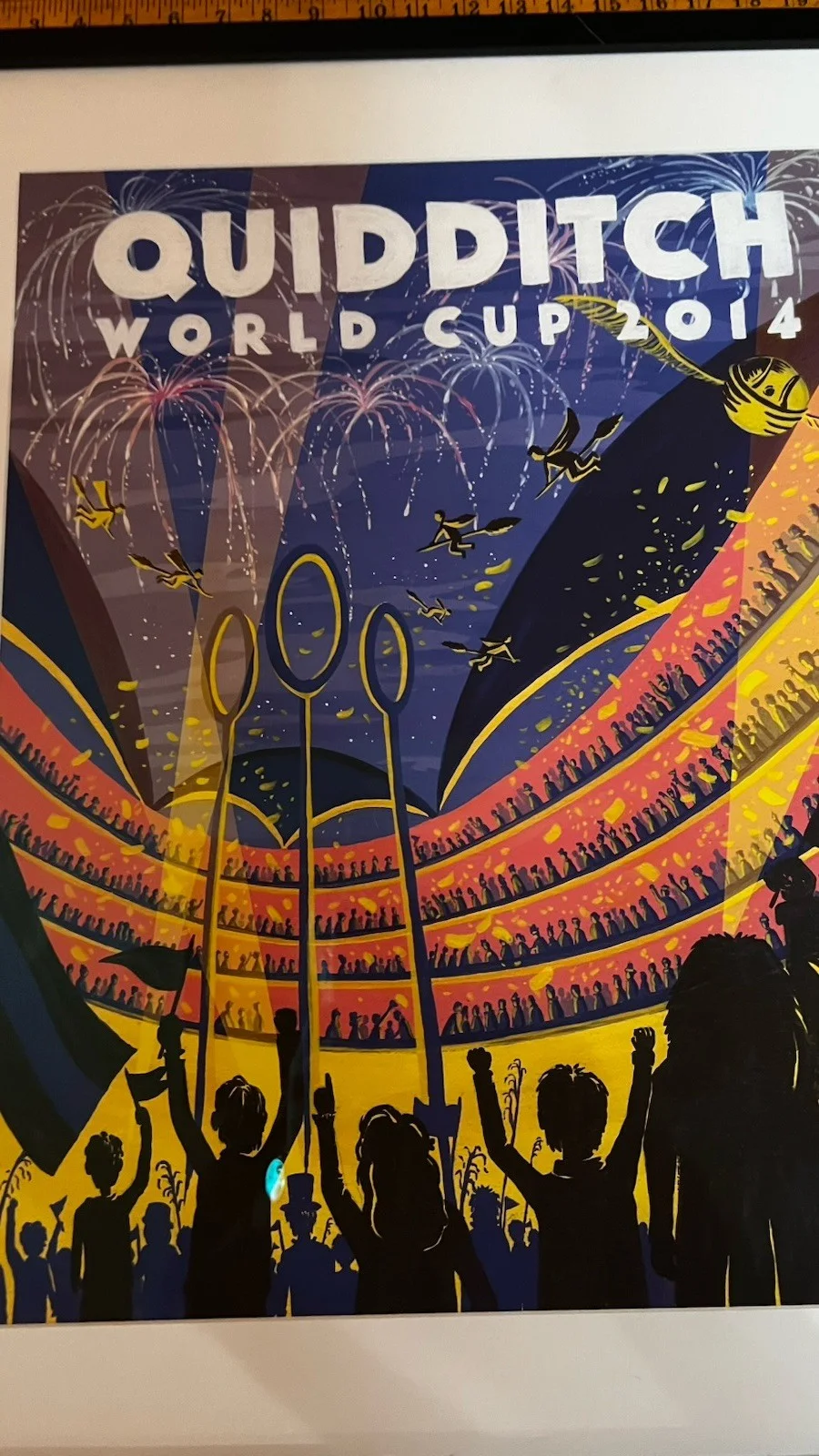 HARRY POTTER Quidditch World Cup Tribute Exhibition Caroline Hadilaksono Framed, image 3