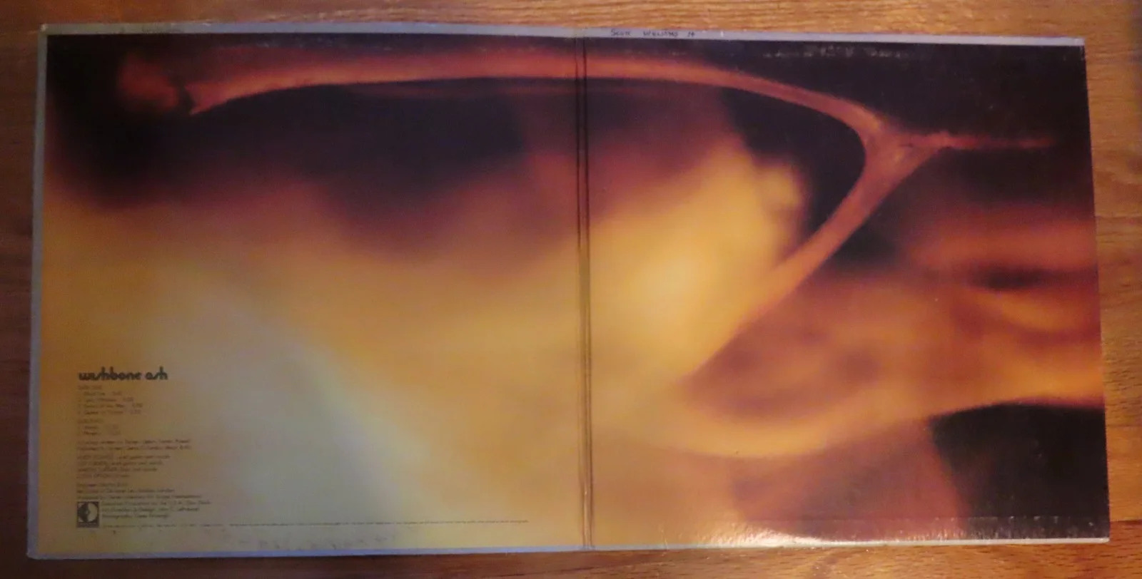 ANDY POWELL signed WISHBONE ASH 1971 Record / Album COA, image 2