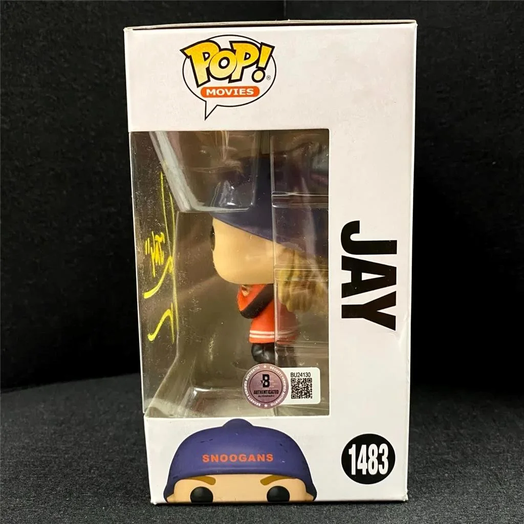 Jason Mewes signed "Jay" Clerks III Funko Pop! 1483 Figure autograph Beckett BAS, изображение 2