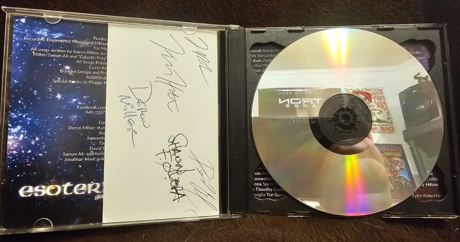 Foreign Objects Galactic Prey Test Press CD Signed by the Band Deron Miller CKY, image 3