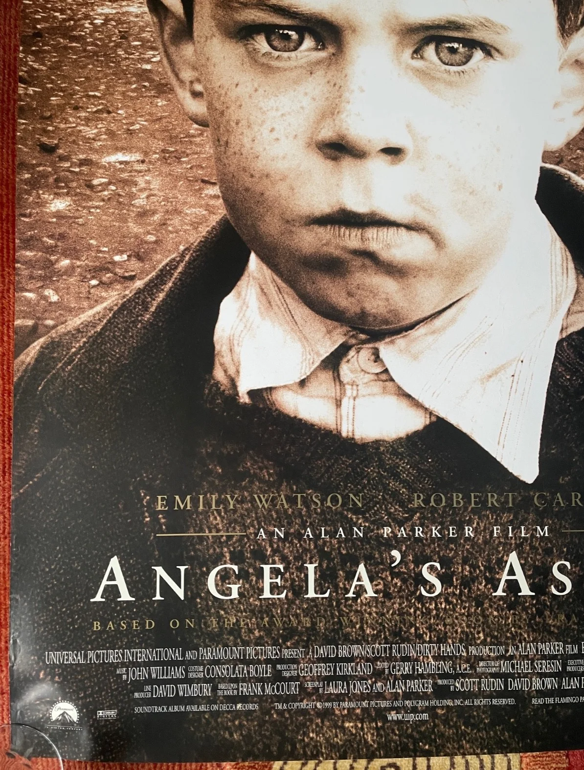 ANGELA'S ASHES (1999) original UK One Sheet Film Movie Poster Emily Watson, изображение 4