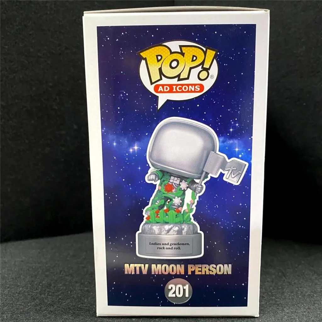 Matt Pinfield signed MTV Moon Person Funko Pop! 201 Figure autograph Beckett BAS, изображение 4