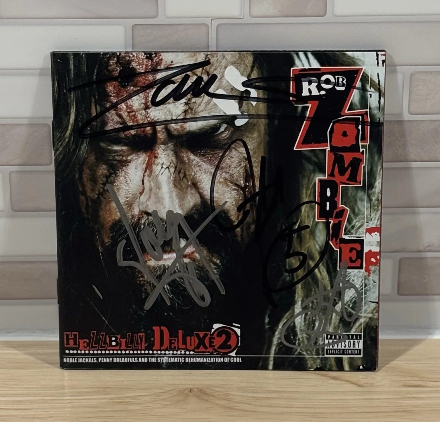 Hellbilly Deluxe Vol. 2 by Rob Zombie Autographed by All Members 2010 CD, image 4