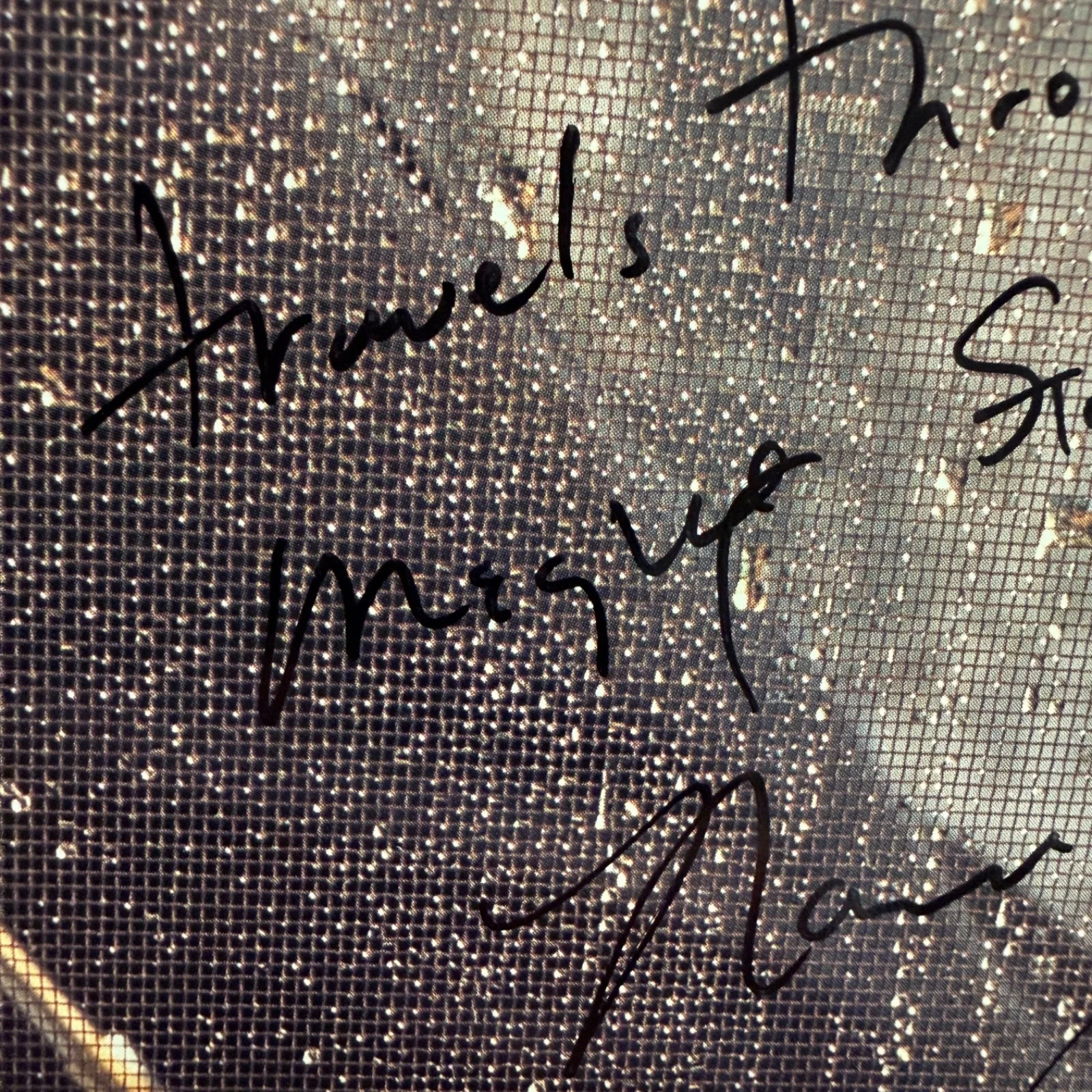 AUTOGRAPHED! NANCI GRIFFITH "Storms" vinyl MCA-6319 AUTOGRAPHED ON COVER TO MIRO, изображение 3