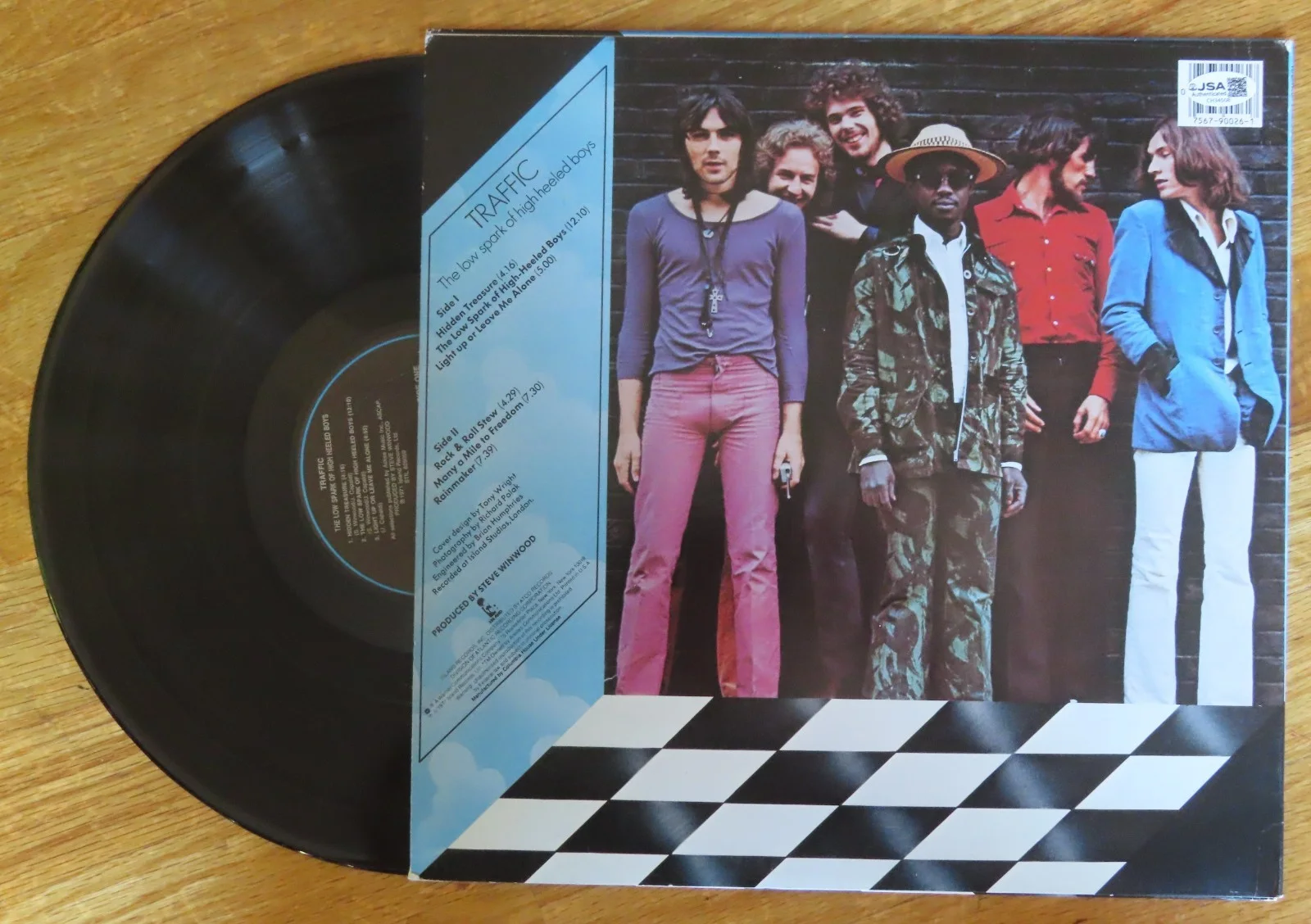 STEVE WINWOOD signed "The Low Spark of High Heeled Boys" Record Beckett TRAFFIC, изображение 3