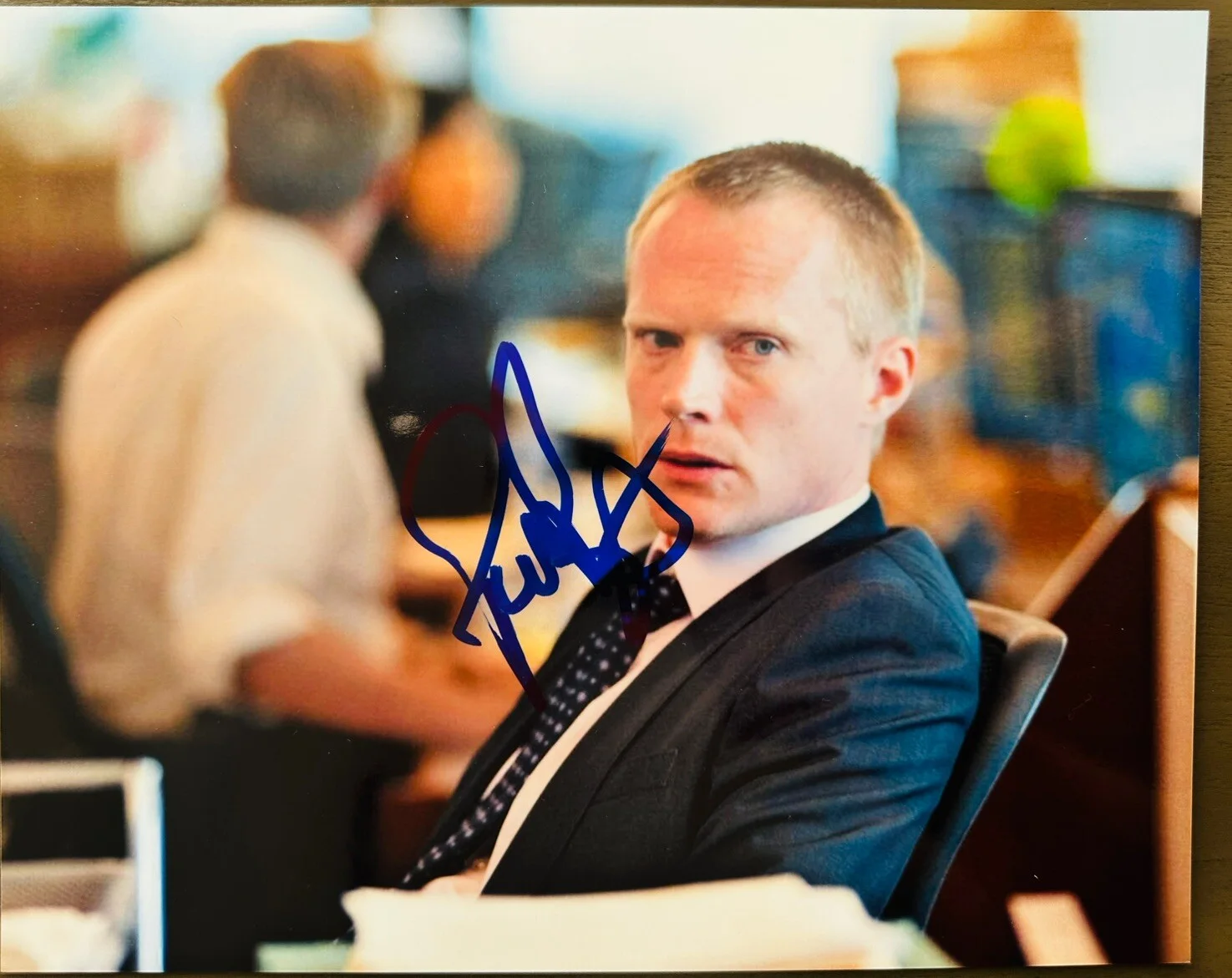 Paul Bettany — Paul Bettany signed 8x10 photo. Exact In Person Proof. Avengers