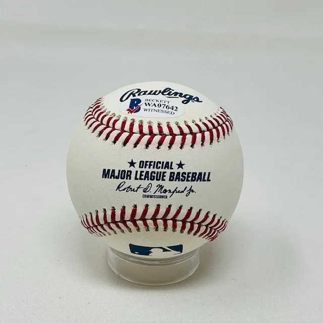 Corbin Bernsen — Corbin Bernsen Autographed Major League Dorn #24 ROML Baseball Beckett BAS, image 2