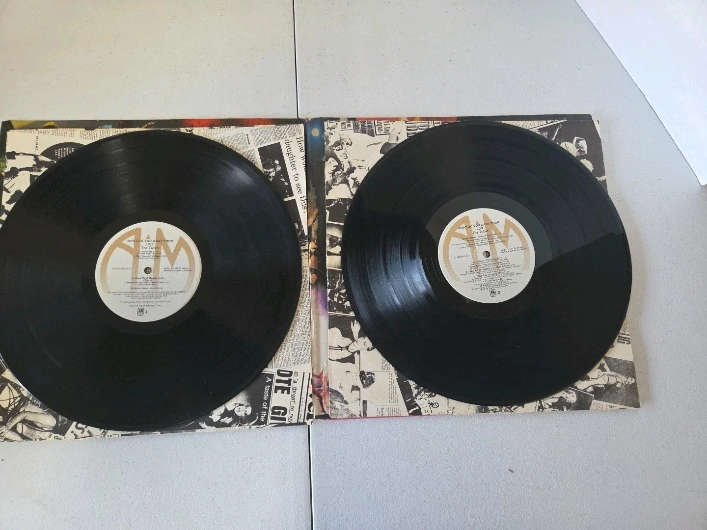 THE TUBES Signed LIVE Vinyl LP RECORD Fee Waybill STEEN Anderson PRINCE, изображение 5