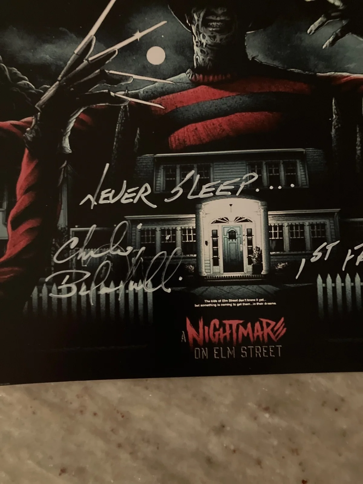 Charlie Belatdinelli autographed 8 x 10 photo stunt double nightmare on Elm Stre, изображение 3