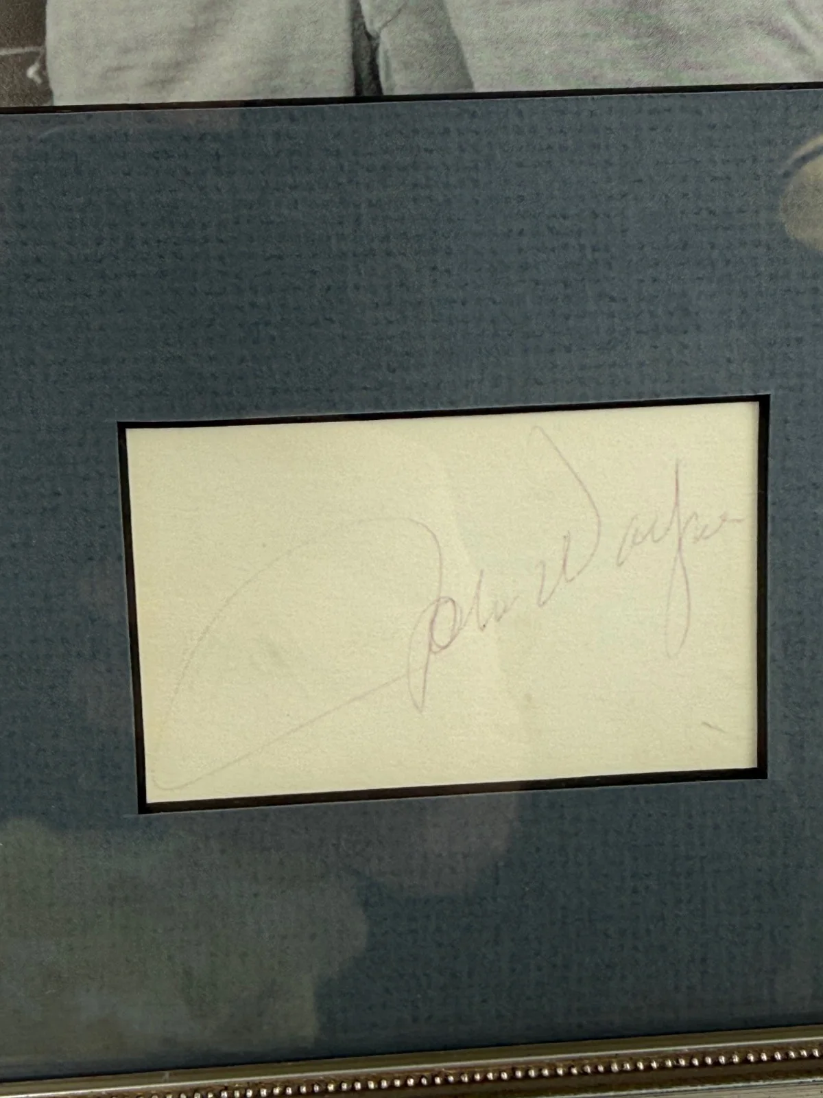 John Wayne — John Wayne AUTOGRAPH The Comancheros 1961 Photograph Framed Captain Jake Cutter, изображение 5