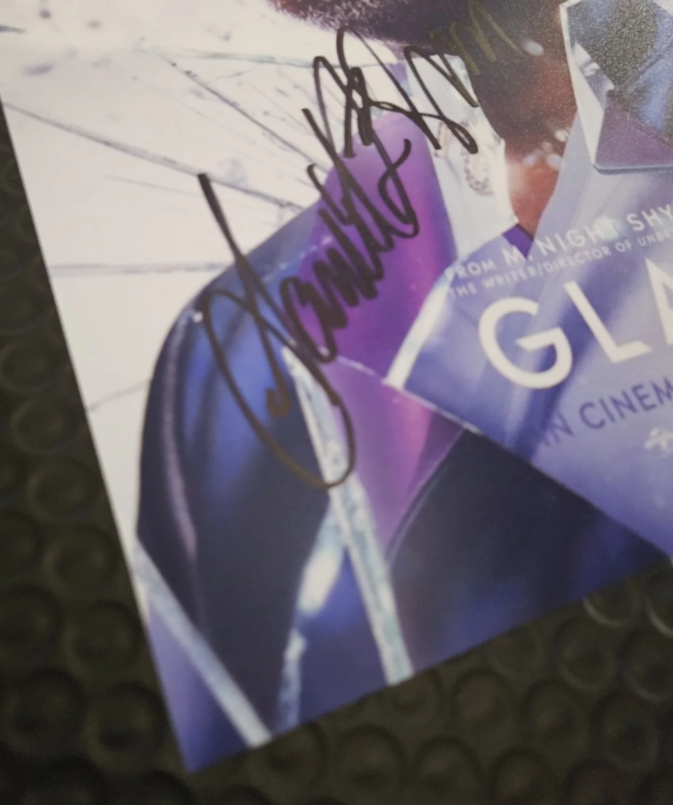 SAMUEL L JACKSON ORIGINAL AUTOGRAPH PROMO MOVIE 'GLASS '9X12INCHES W/ COA PHOTO, изображение 4