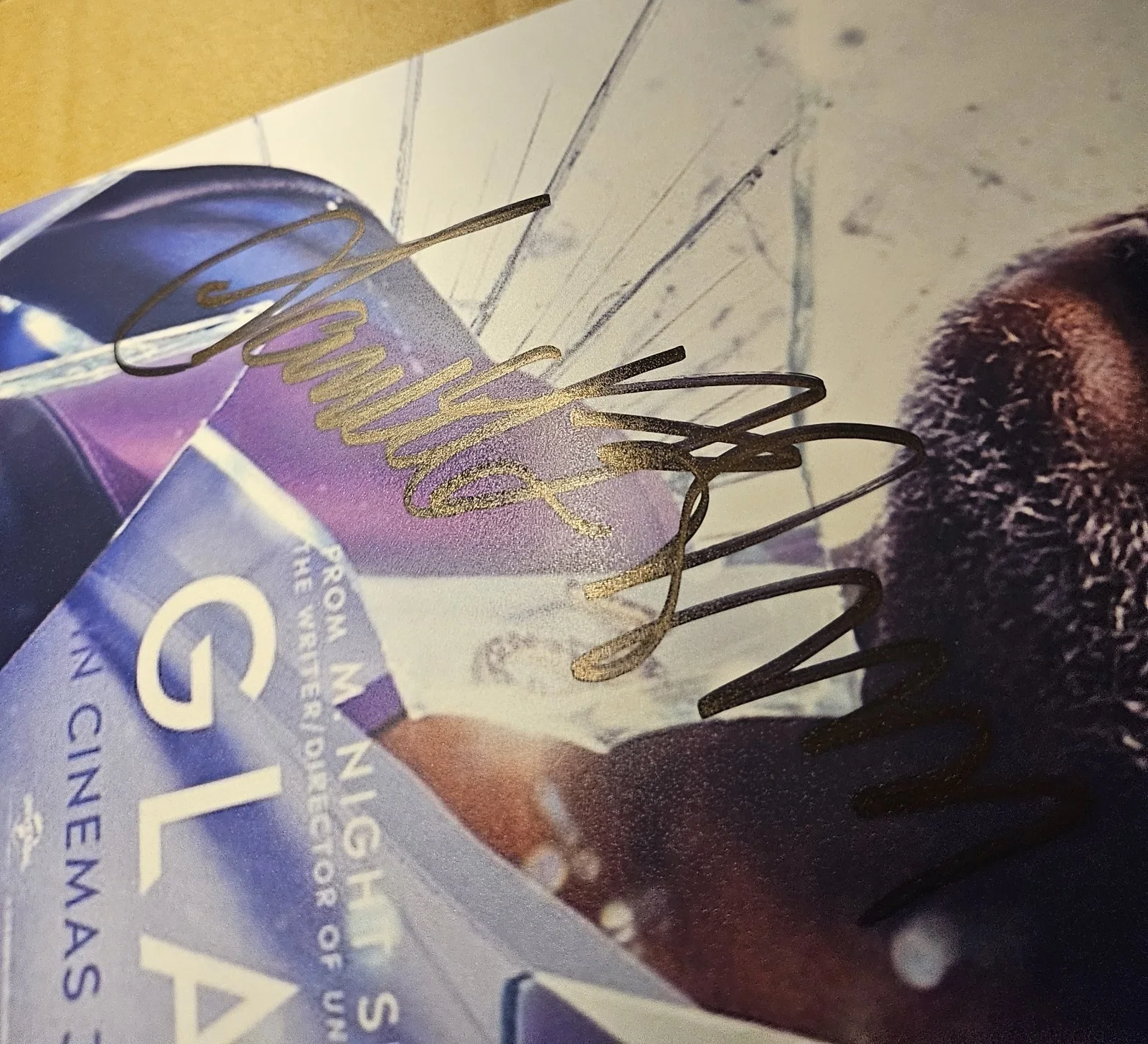 SAMUEL L JACKSON ORIGINAL AUTOGRAPH PROMO MOVIE 'GLASS '9X12INCHES W/ COA PHOTO, изображение 5