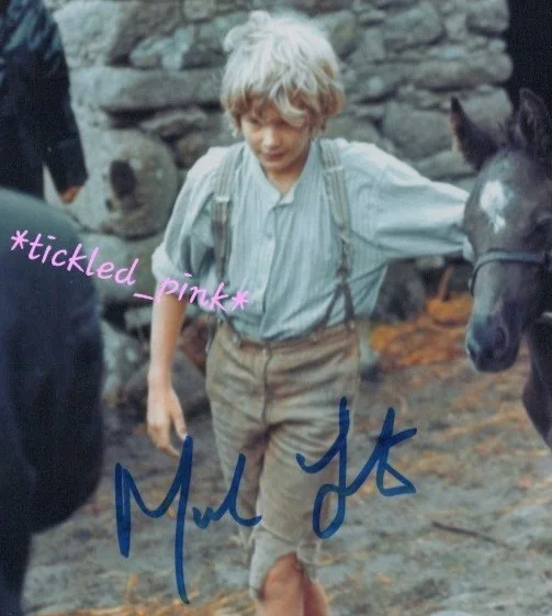 Mark Lester — Actor Mark Lester- signed 8x10 Photo from the 1971 movie Black beauty w/COA, изображение 2