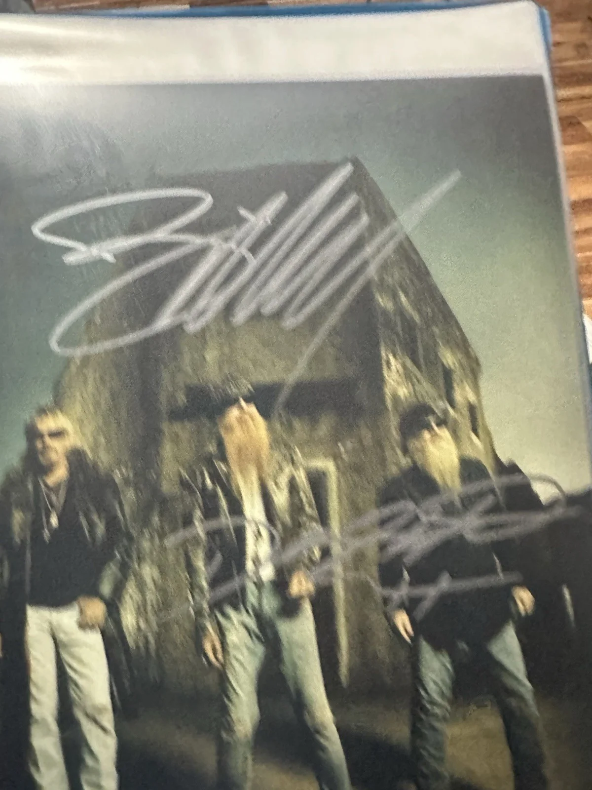 Billy Gibbans, Frank Beard, and Dusty Hill ZZ Top autographed 8x10 photo w/ COA, image 2