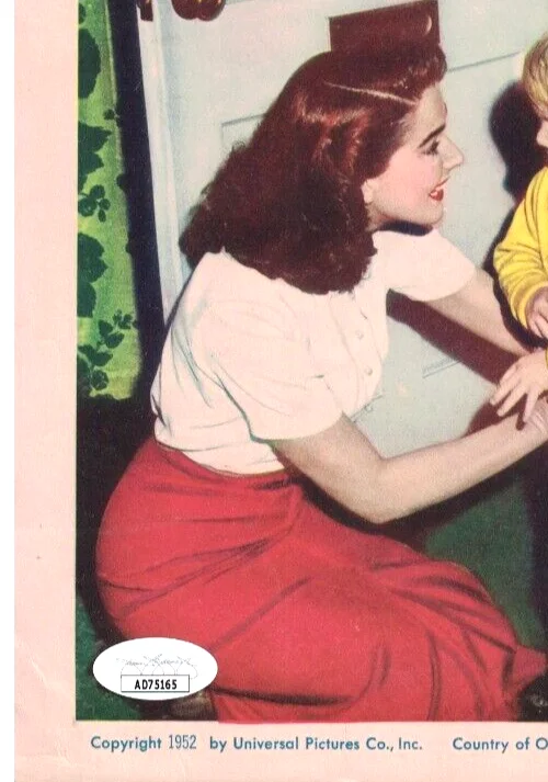 Julie Adams — JULIE ADAMS Julia JSA Autographed 11X14 Finders Keepers LC FREE SHIP! Not JSA, изображение 3