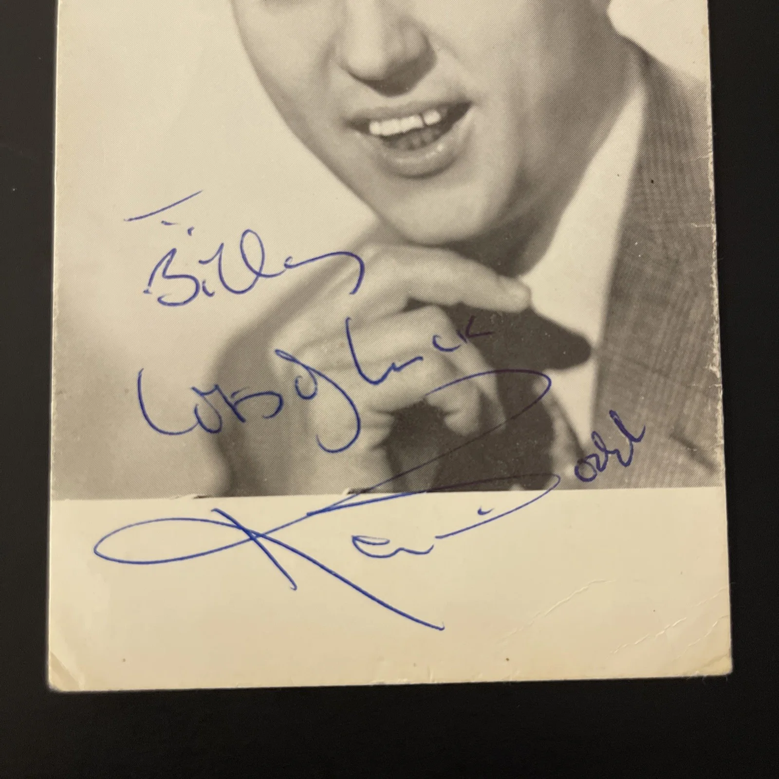 KEN DODD Comic Legend: Hand Signed Original Celebrity Photo 3.5 x 5.5”/ KSK, image 2