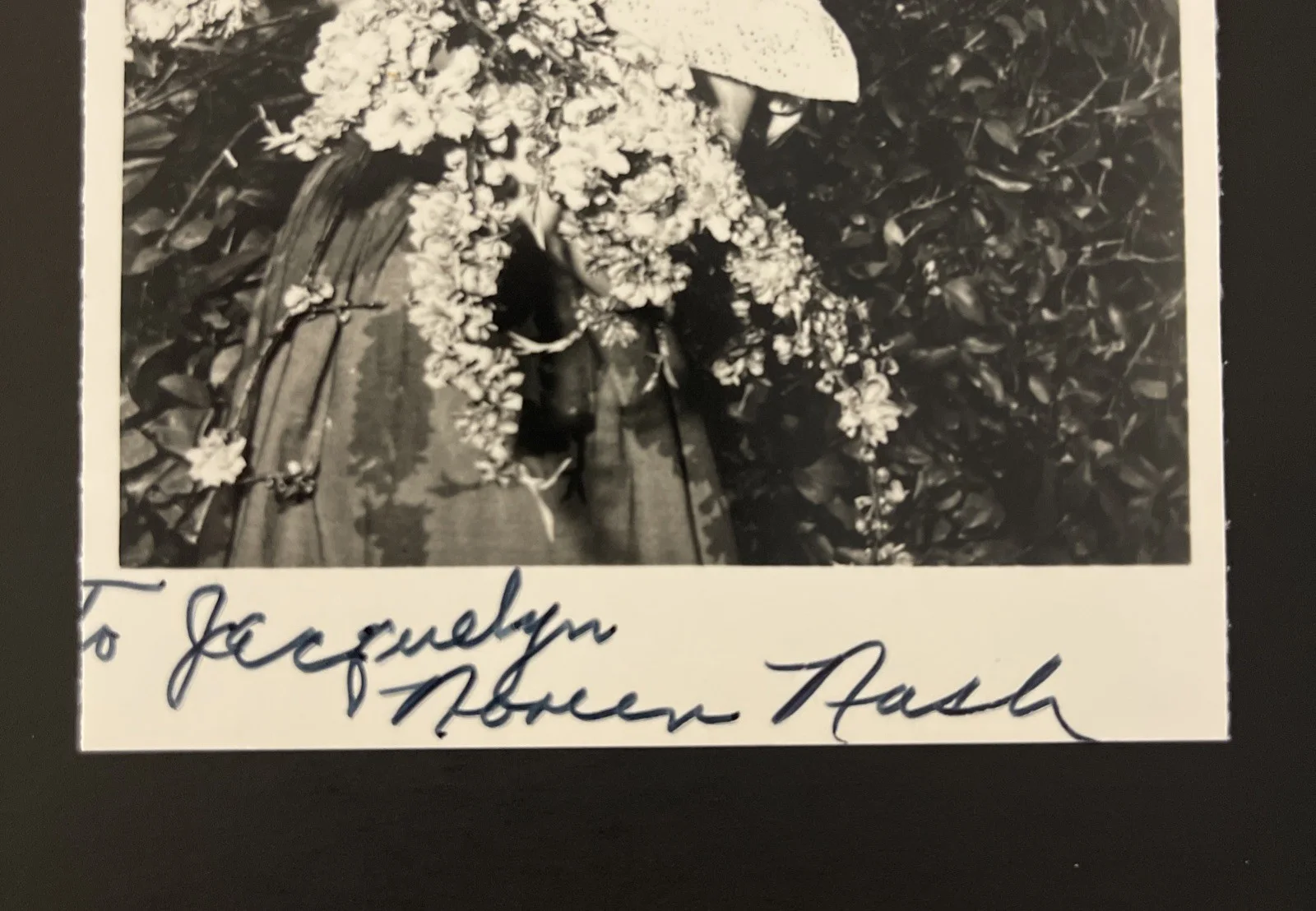NOREEN NASH Hollywood Starlet: Hand Signed Celebrity Photo 3 x 5” / KSK, image 2