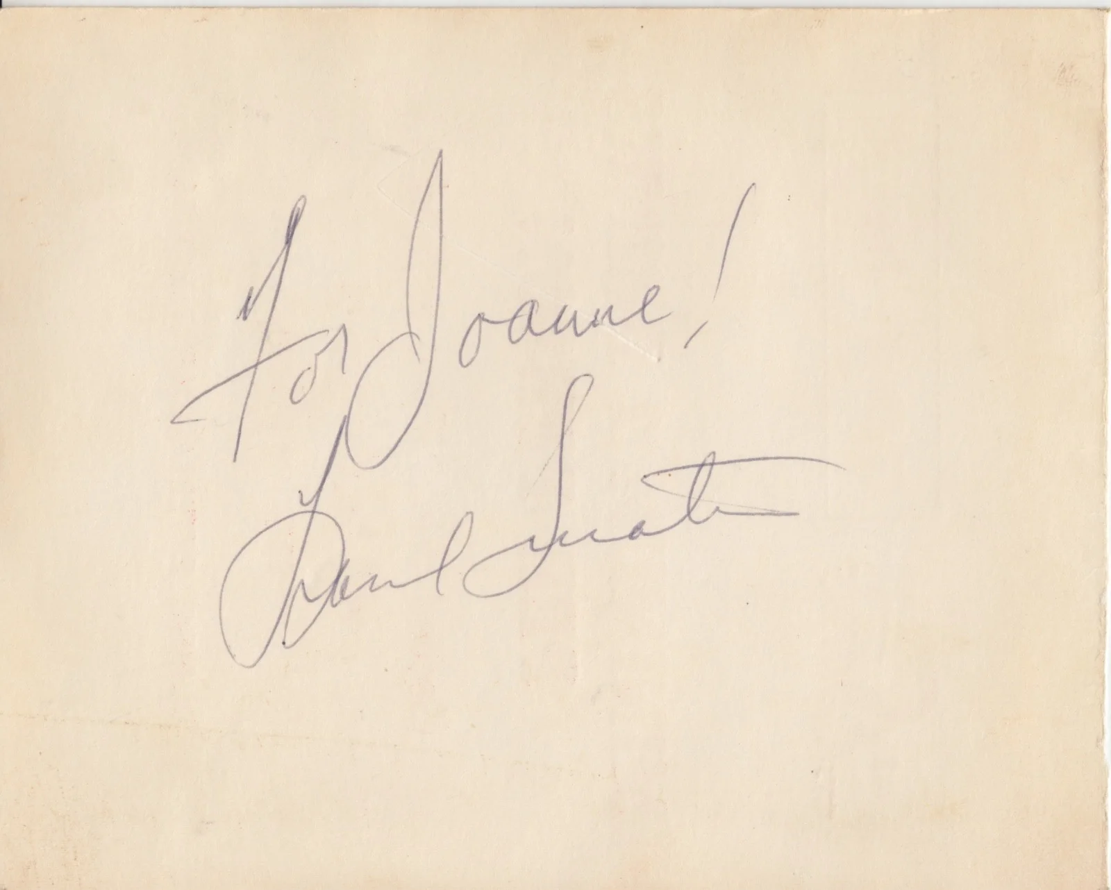 Frank Sinatra SIGNED The Sands, Las Vegas Autograph--JSA, Profiles in History, изображение 2