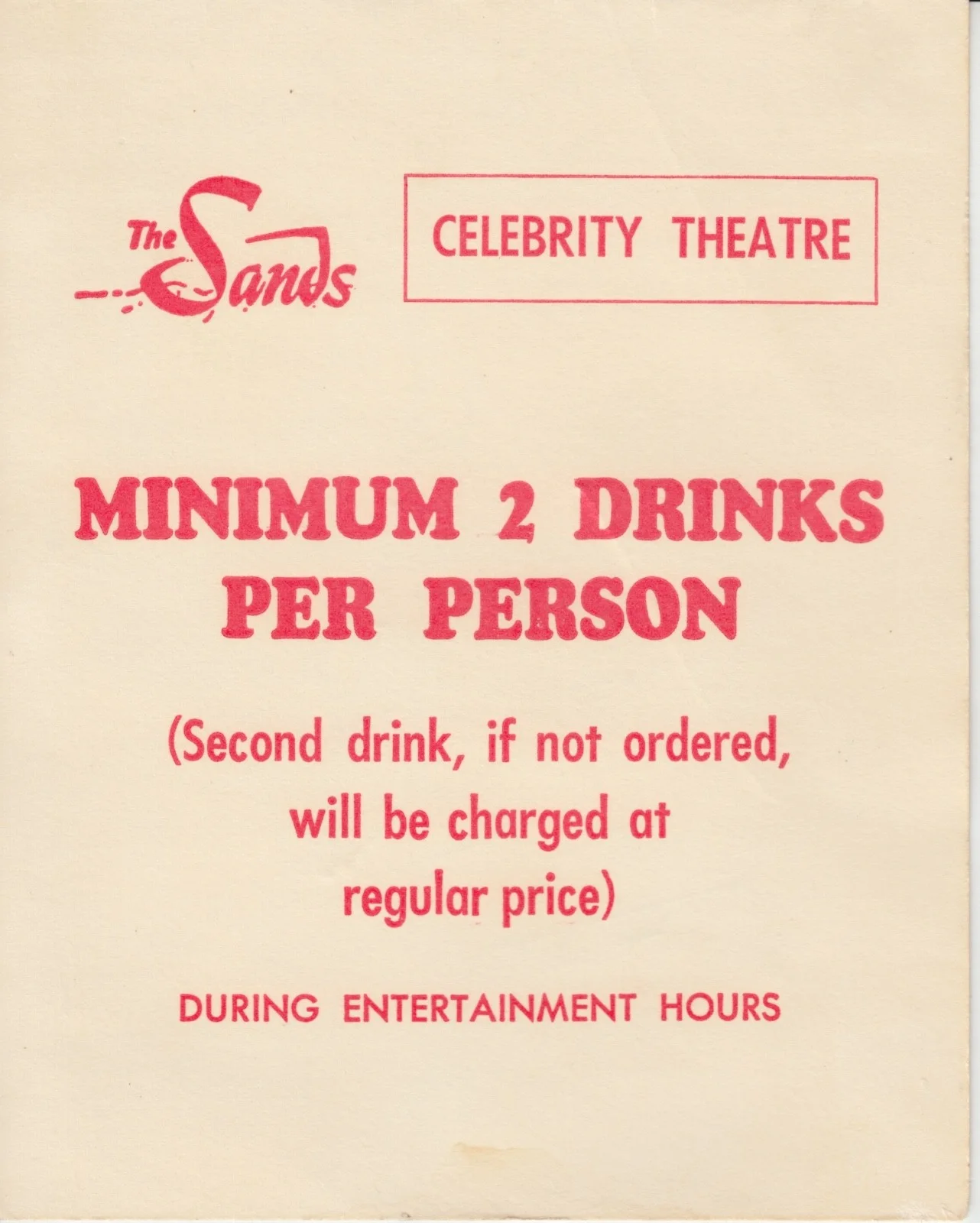 Frank Sinatra SIGNED The Sands, Las Vegas Autograph--JSA, Profiles in History, изображение 3