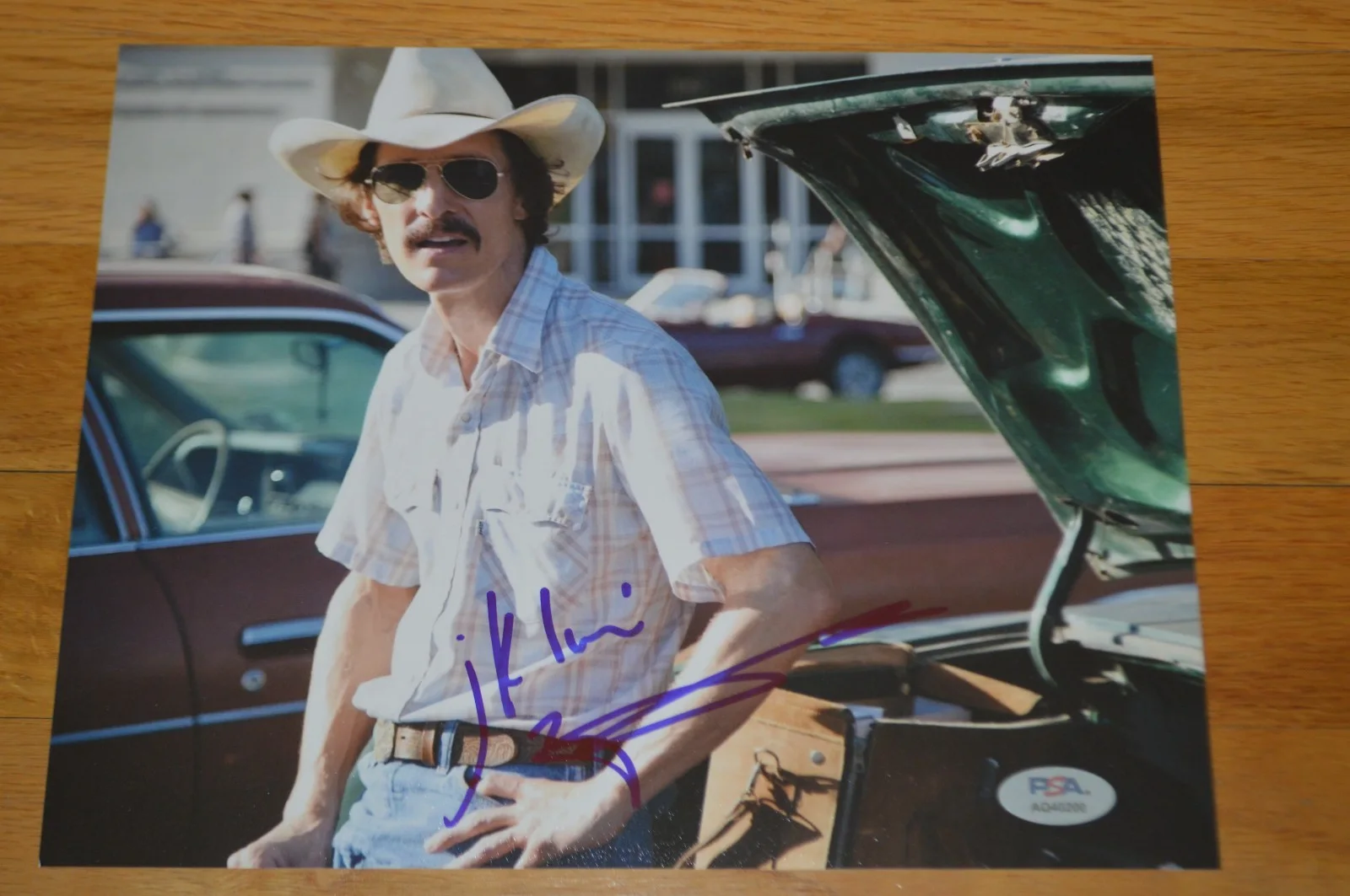 Matthew McConaughey — Matthew McConaughey Autographed "Dallas Buyers Club" 8x10 Photo ~ PSA Hologram, изображение 4