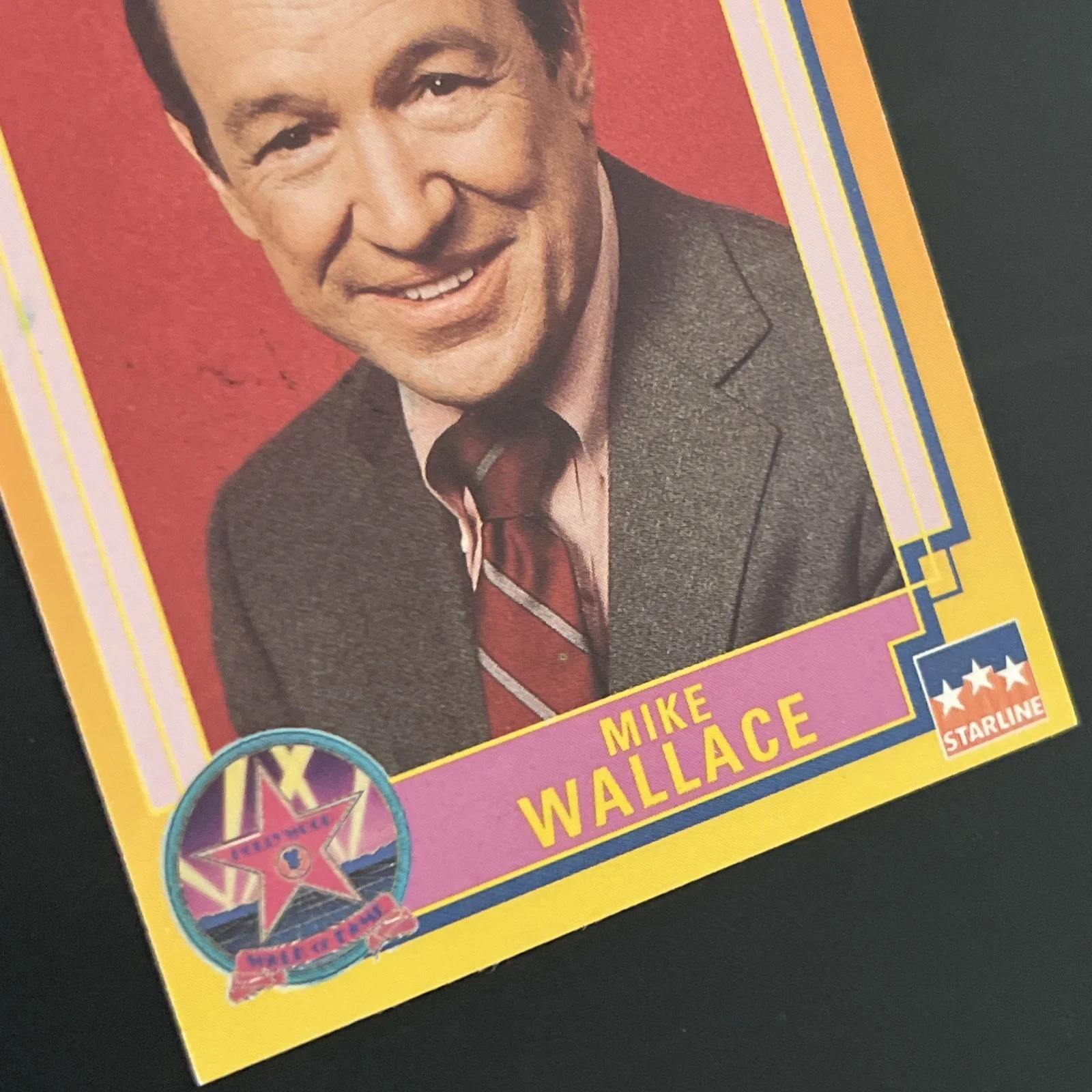 MIKE WALLACE Hollywood: Hand Signed Celebrity Photo Card 2.5 x 3.5”/ KSK, image 5