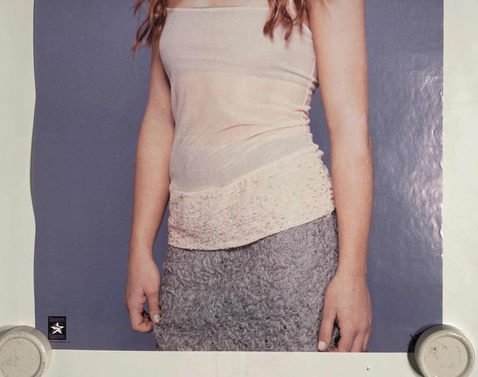 Original 1999 Brittany Spears Funky #9027 Poster Pop Music Artist 22 x 34.5”, image 3