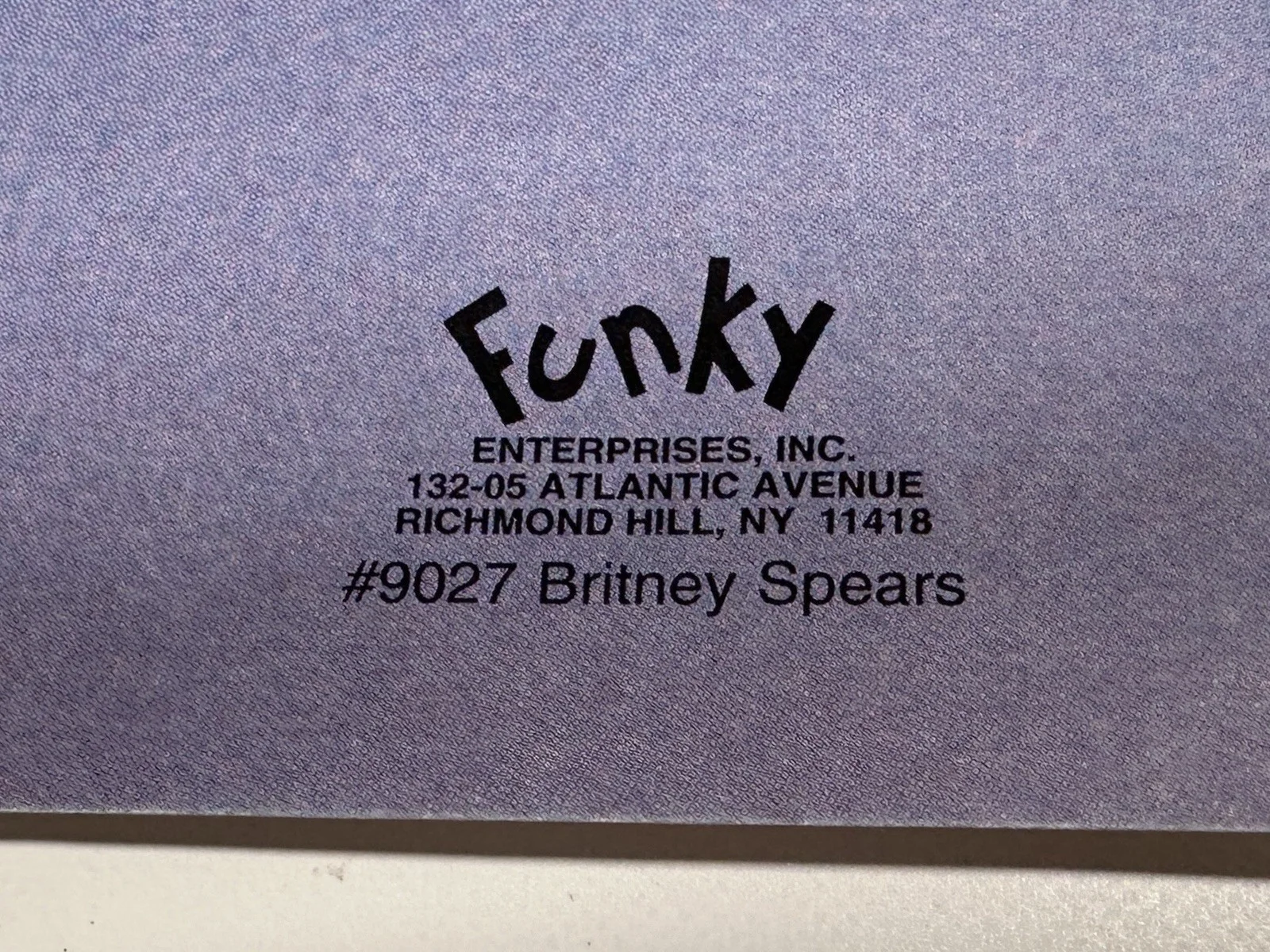 Original 1999 Brittany Spears Funky #9027 Poster Pop Music Artist 22 x 34.5”, image 4