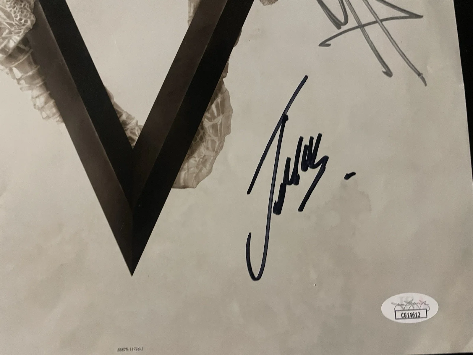 Bullet For My Valentine Signed X3 Venom LP Insert AUTOGRAPHED JSA COA #CG14612, image 3
