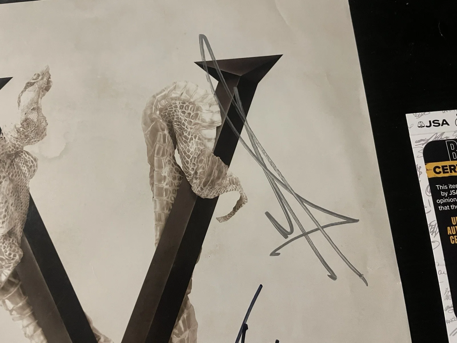 Bullet For My Valentine Signed X3 Venom LP Insert AUTOGRAPHED JSA COA #CG14612, image 4