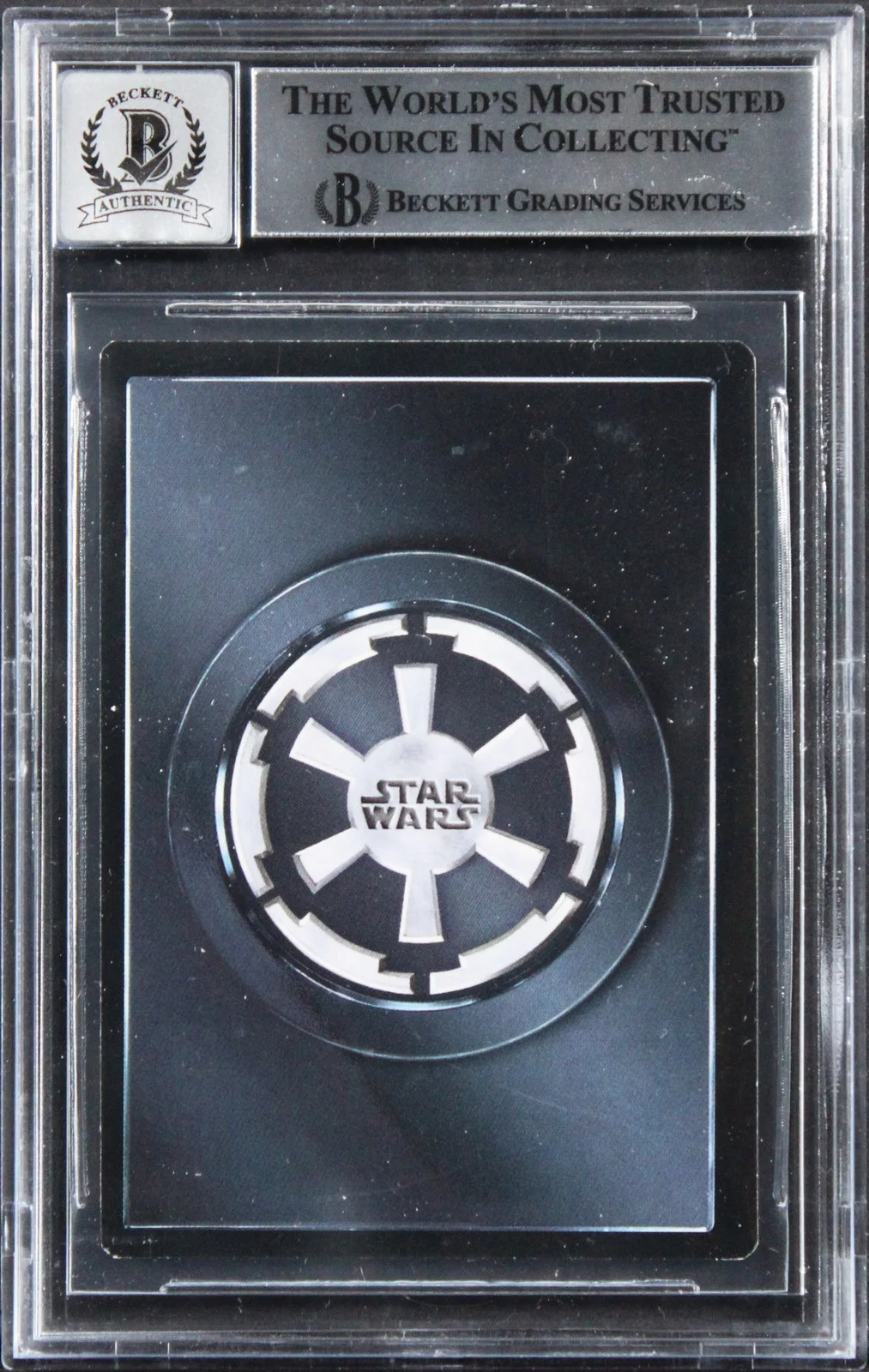 Paul Huston, Ease Owyeung, Charlie Bailey — (3) Huston +2 Signed 1997 Star Wars Death Star II #86 Card Auto 10! BAS Slabbed, изображение 2