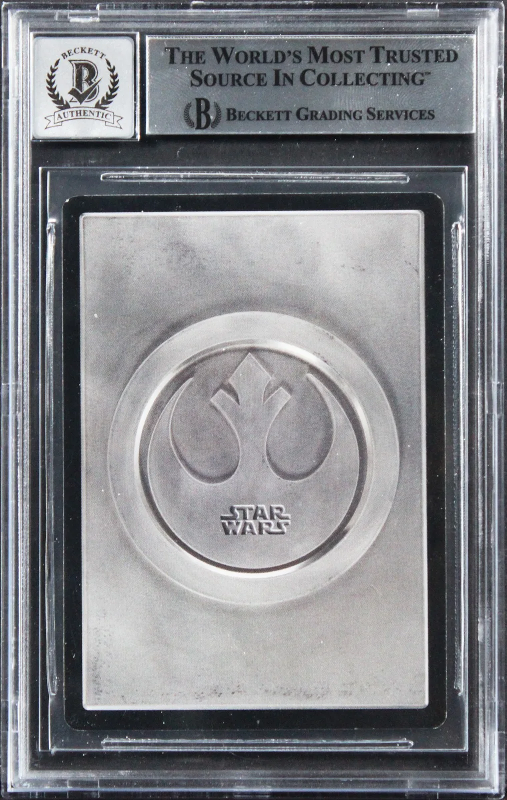 Paul Huston, Ease Owyeung, Charlie Bailey — (3) Huston +2 Signed 1997 Star Wars Dagobah #34 Card Auto Grade 10! BAS Slabbed, изображение 2